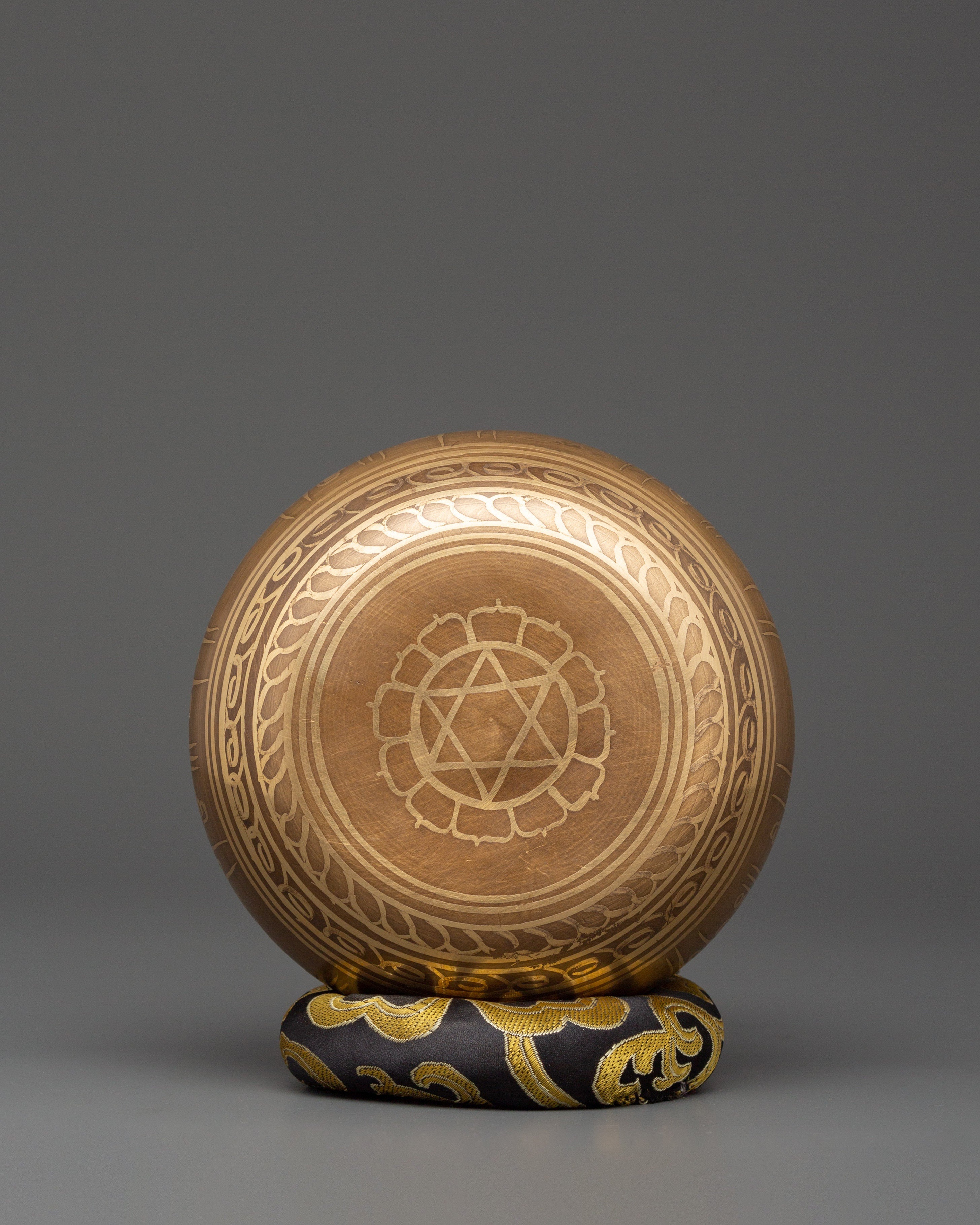 Buddhist Singing Bowl with OM Symbol | Meditation Sound Bowl