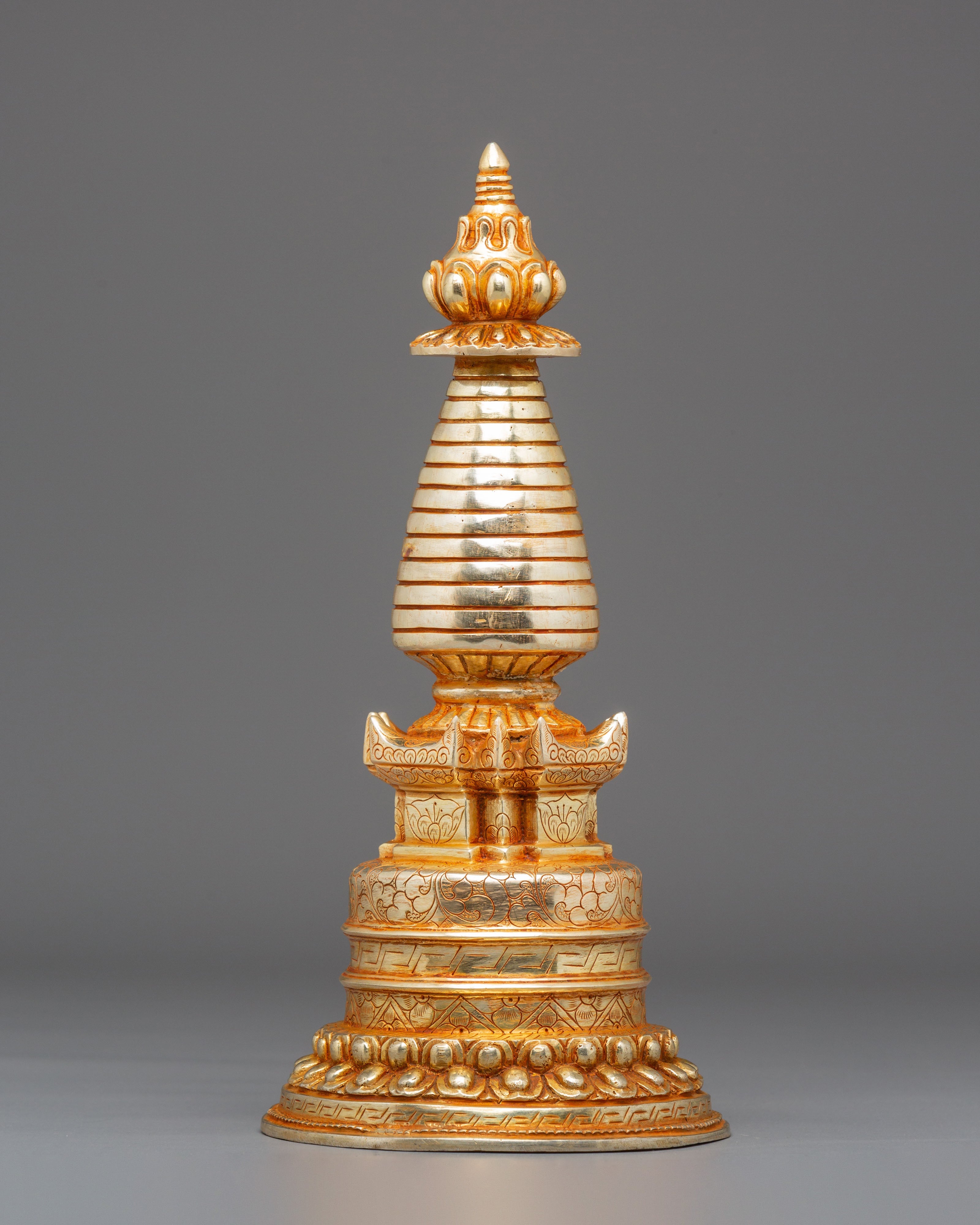 Traditional Tibetan Ritual Stupa | Sacred Buddhist Symbol of Enlightenment