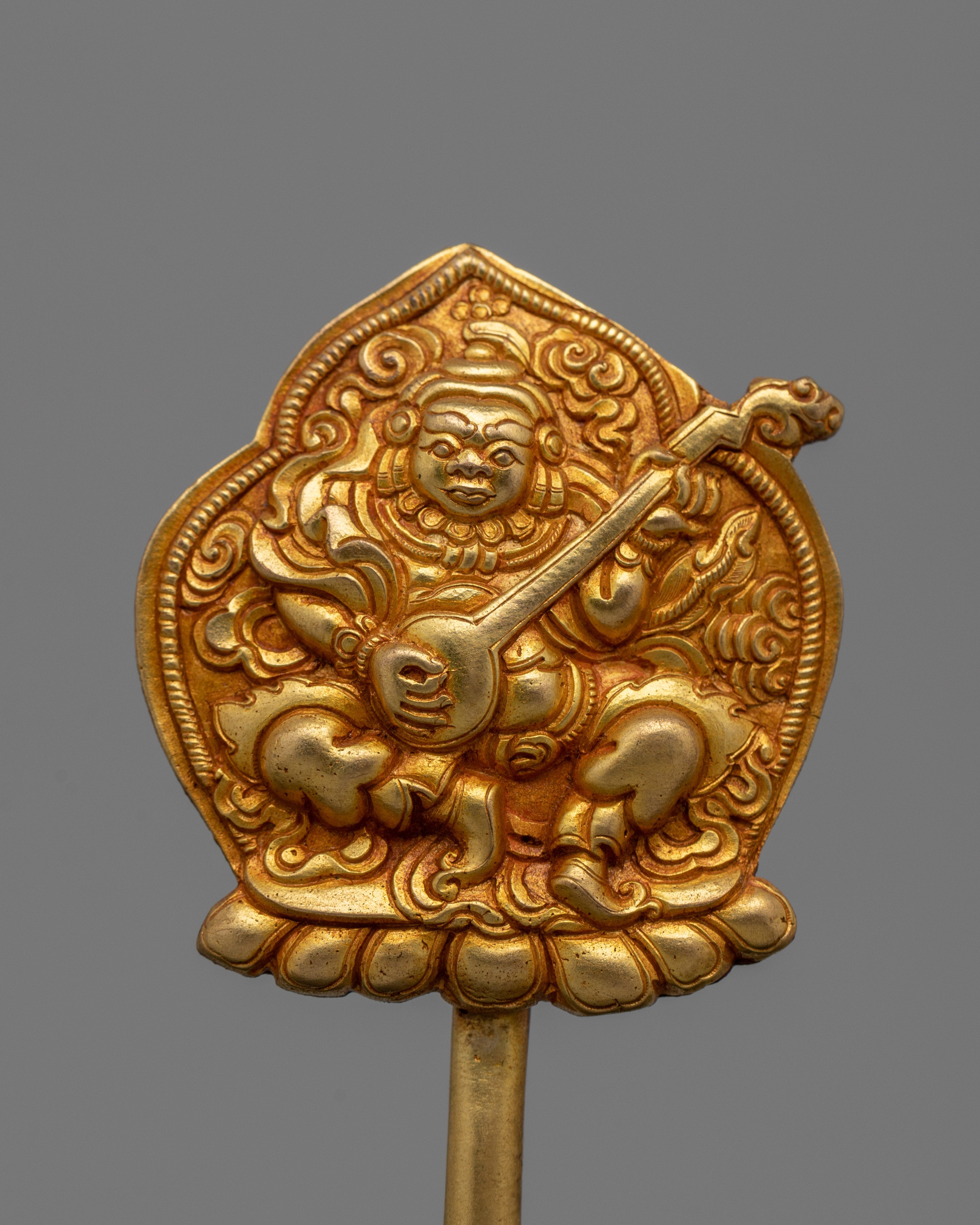 Sacred Dzambhala Statue with Stand | Guardian of Prosperity and Spiritual Wealth