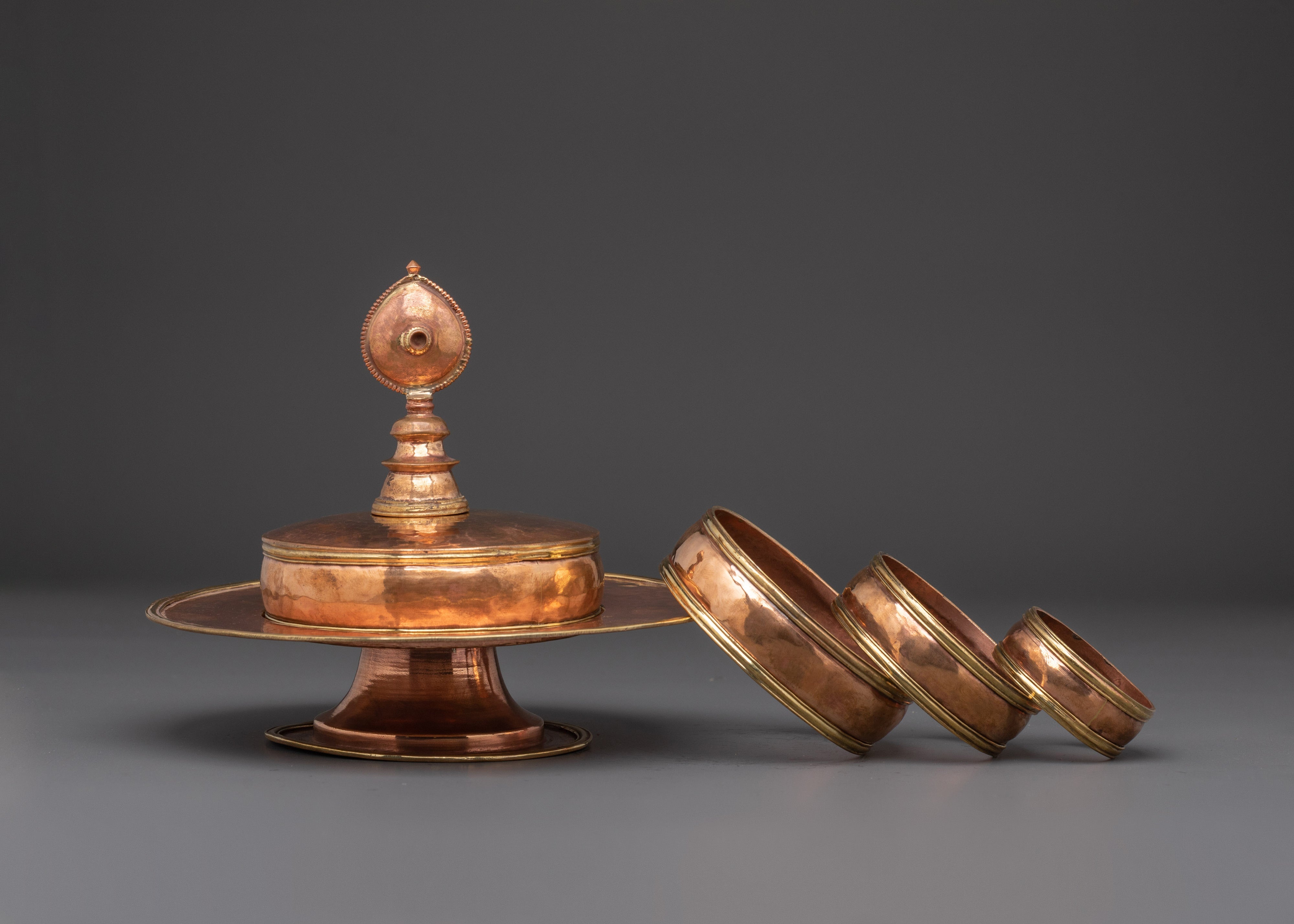 Handmade Copper Mandala Artifact | Spiritual Symbol for Meditation & Rituals