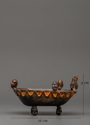 Kapala Ritual Sacred Tool | Unique Handmade Spiritual Kapala Bowl