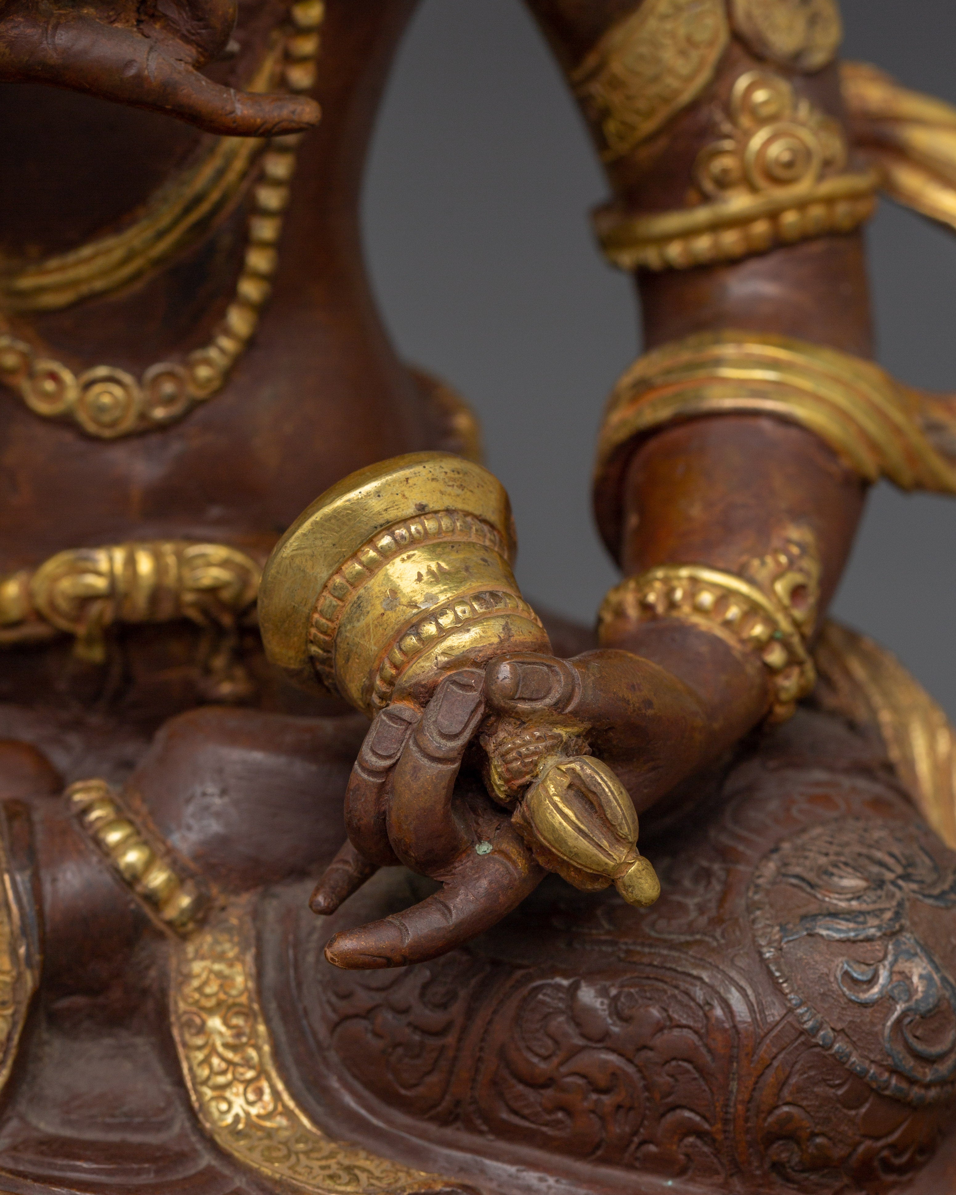 Golden Guru Vajrasattva Sacred Deity | Guardian of Enlightenment