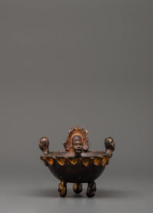Kapala Ritual Sacred Tool | Unique Handmade Spiritual Kapala Bowl