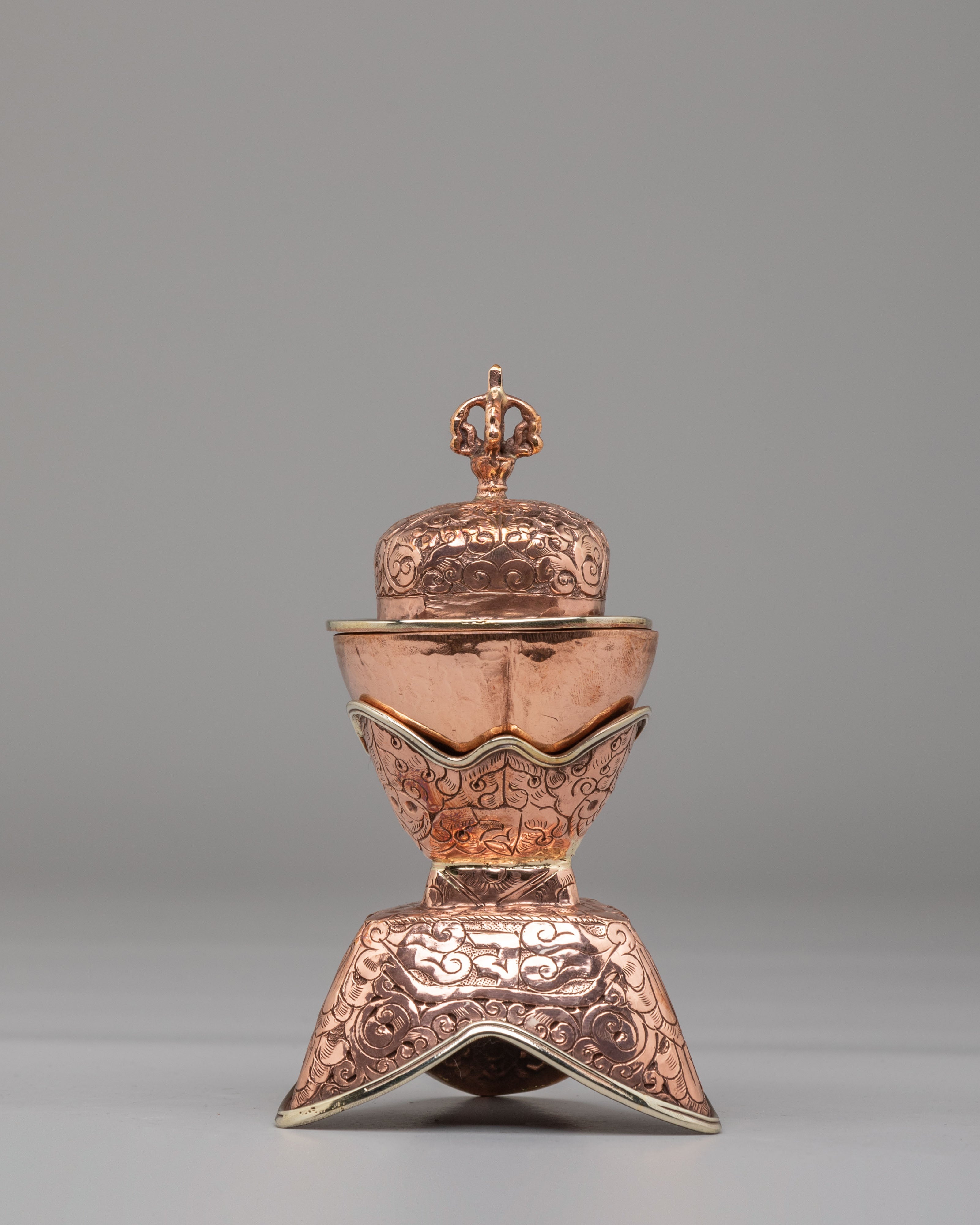 Spiritual Kapala Skull Cup | Tibetan Ritual Offering Bowl