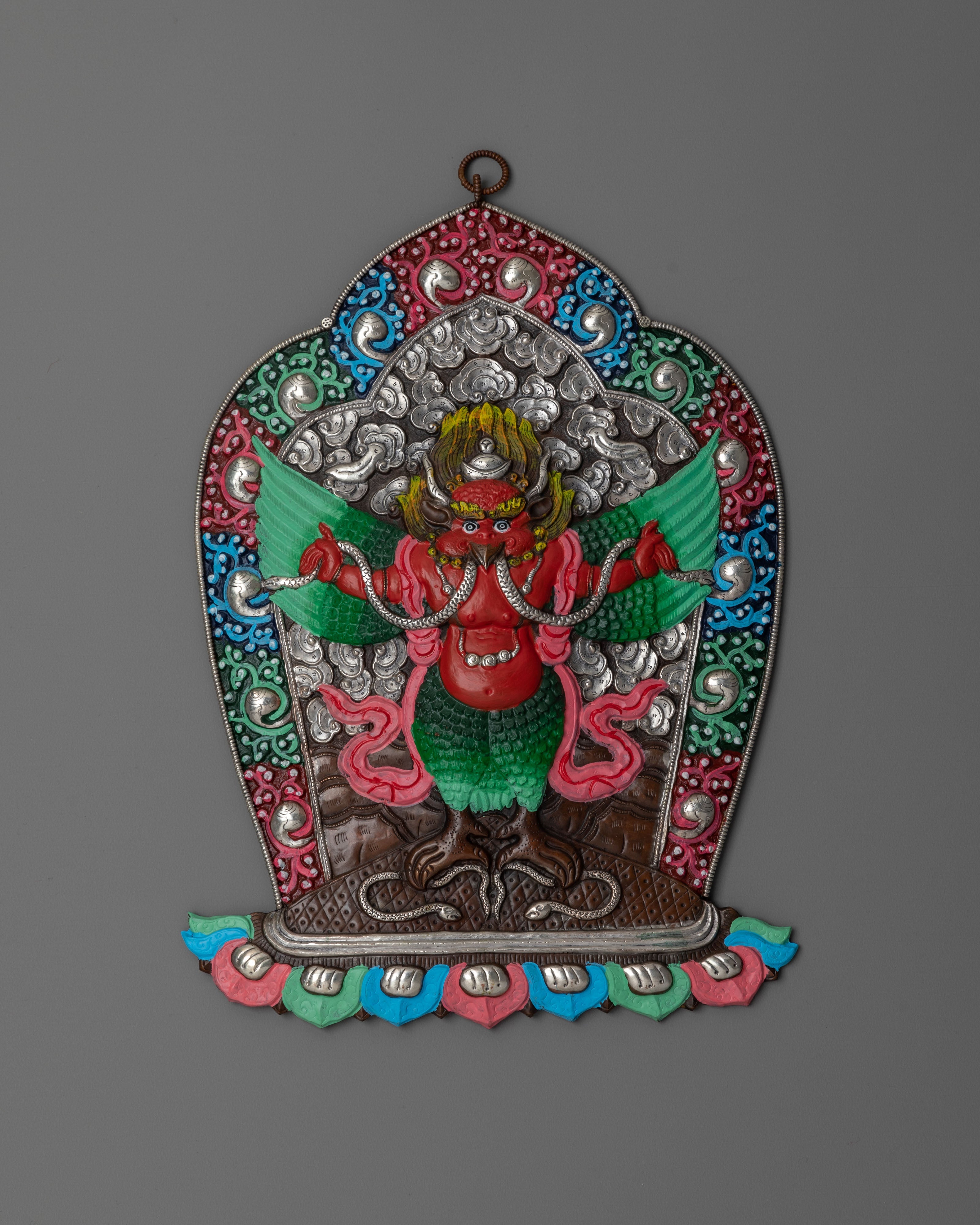 Handcrafted Tibetan Garuda Wall Hanging 