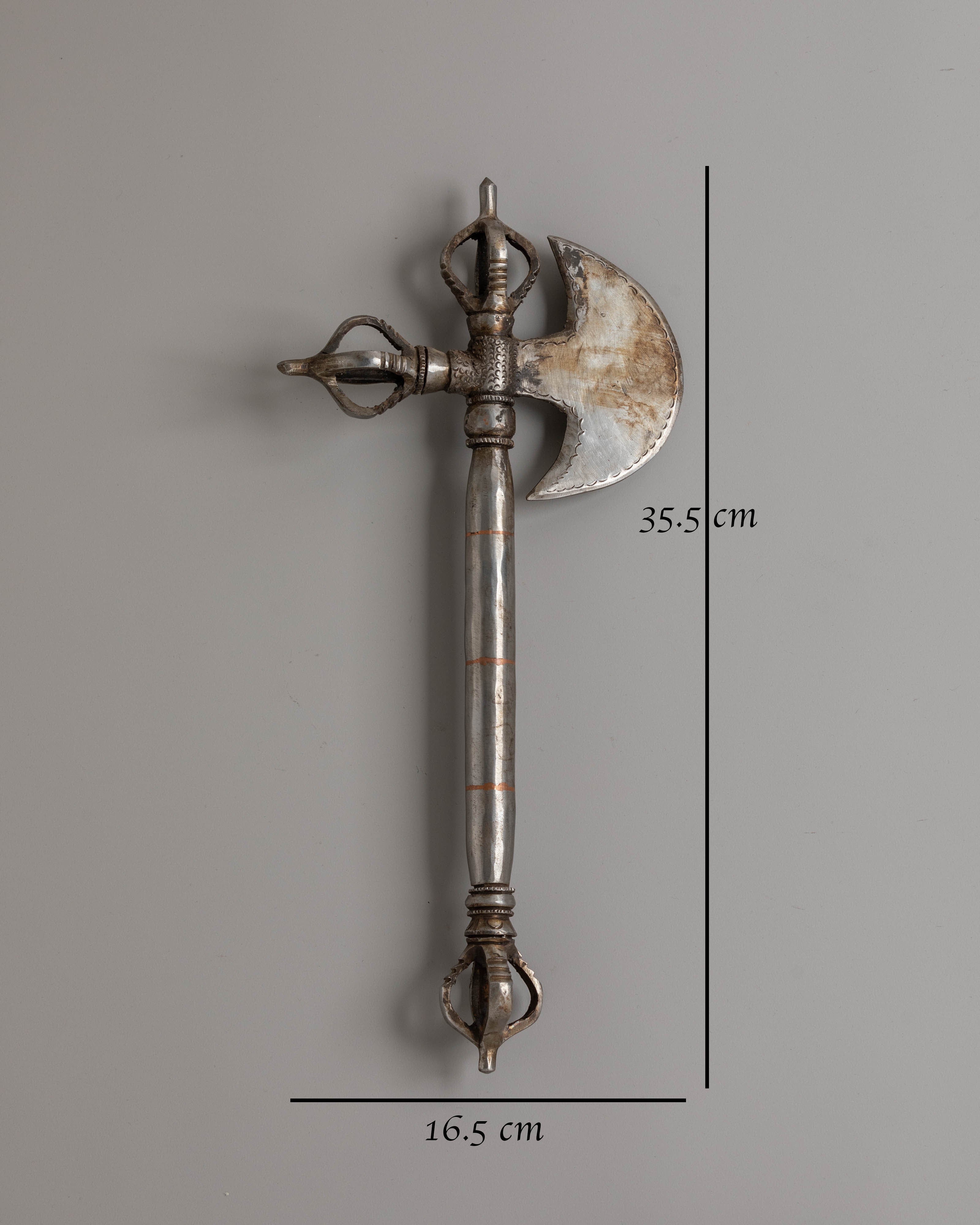 Handmade Buddhist Kartika Knife Axe | Tibetan Ritual Blade