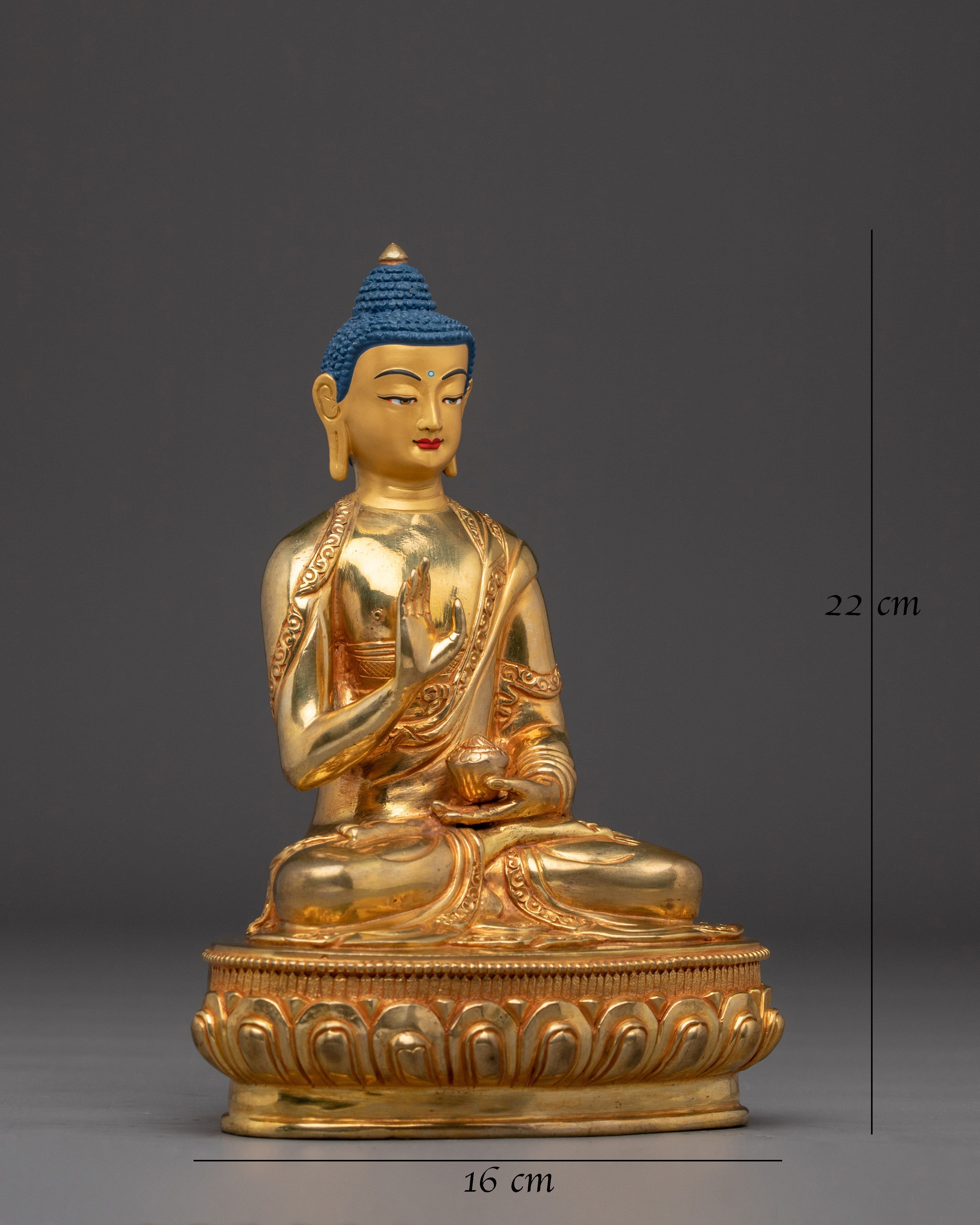 Buddhist Spiritual Amoghasiddhi Statue 