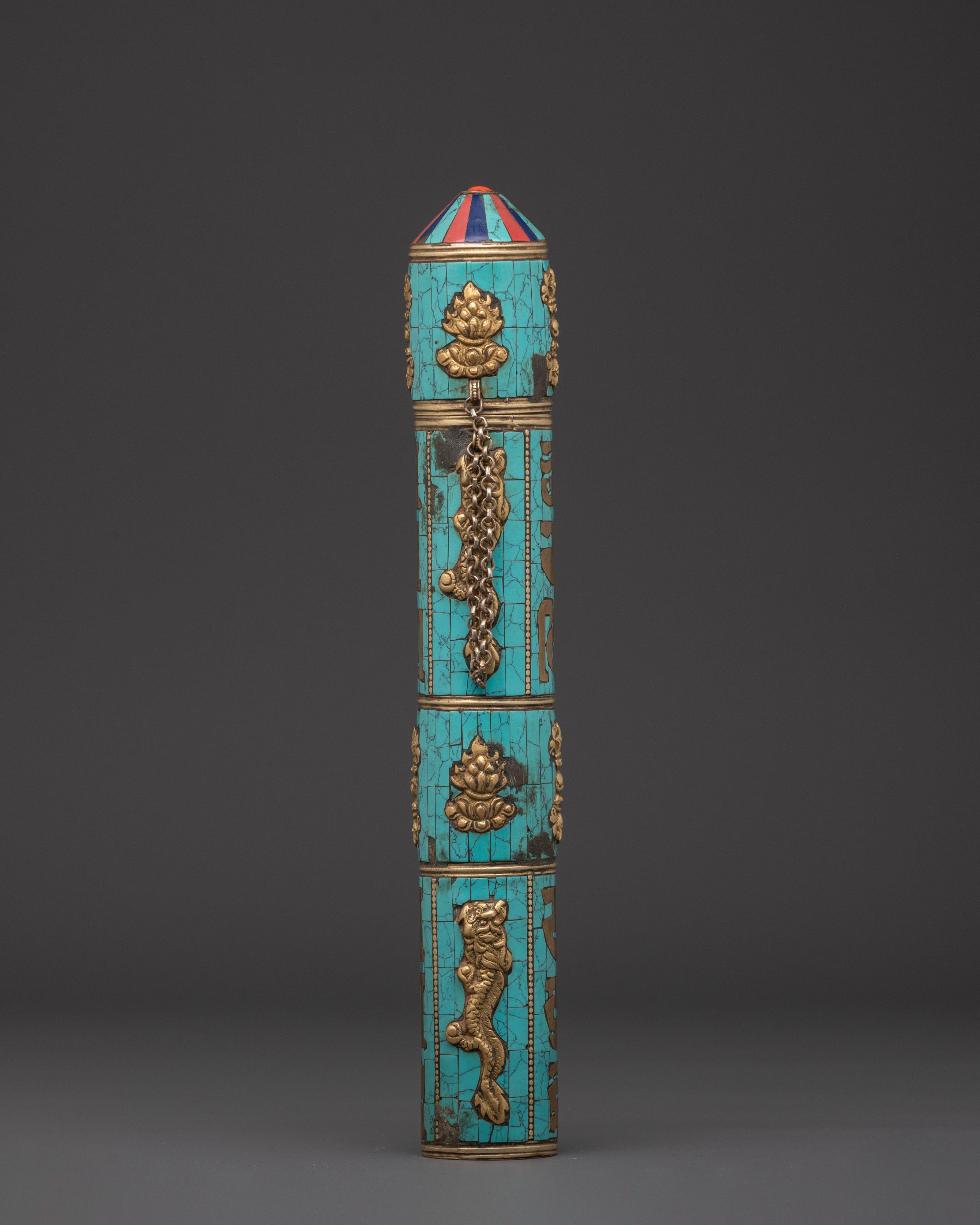 Tibetan Brass Incense Burner | Meditation Space Decor