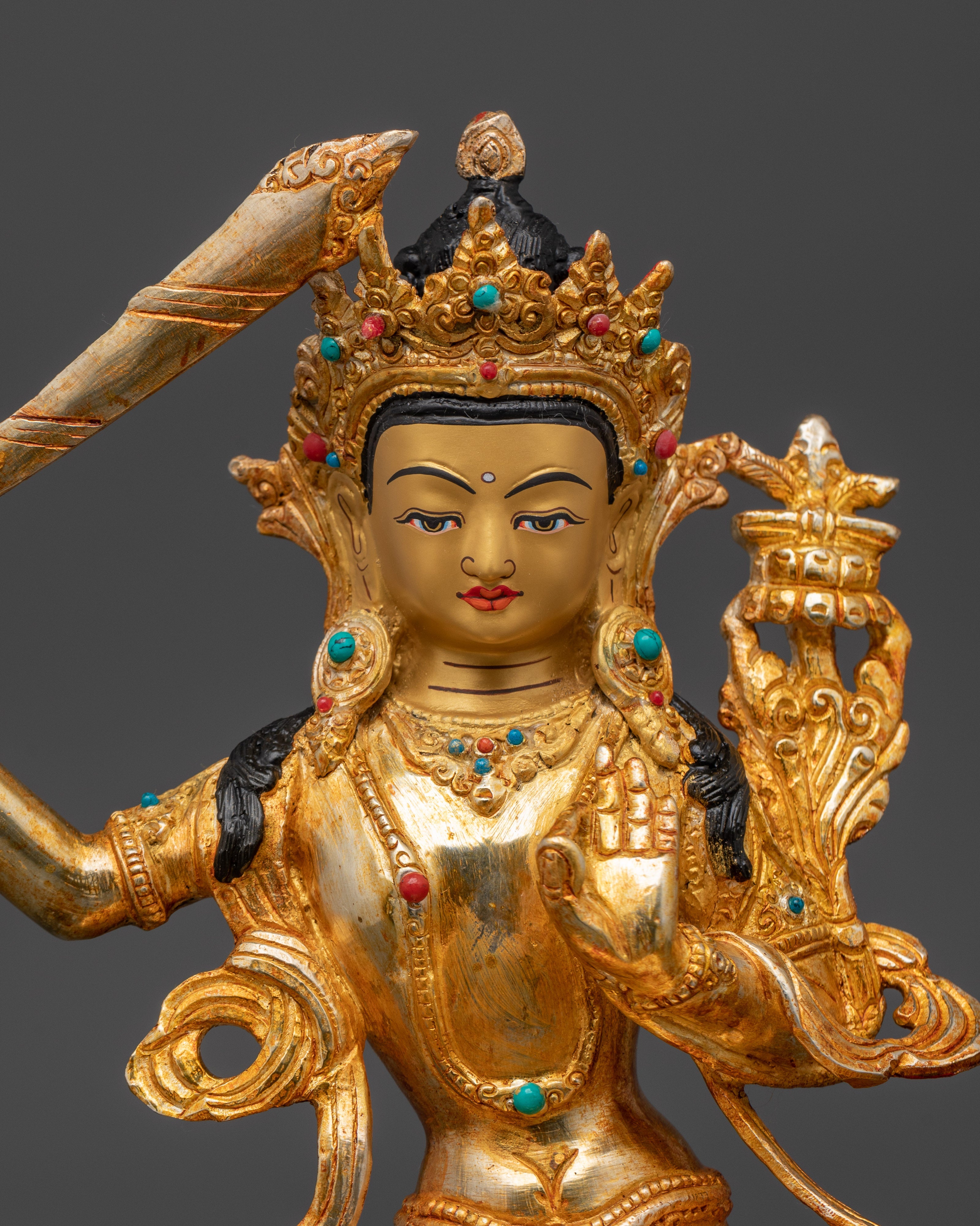 Divine Wisdom Manjushri | A Symbol of Enlightenment and Insight