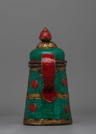 Buddhist Tea Pot  | Himalayan Religious Decorative Tea Pot