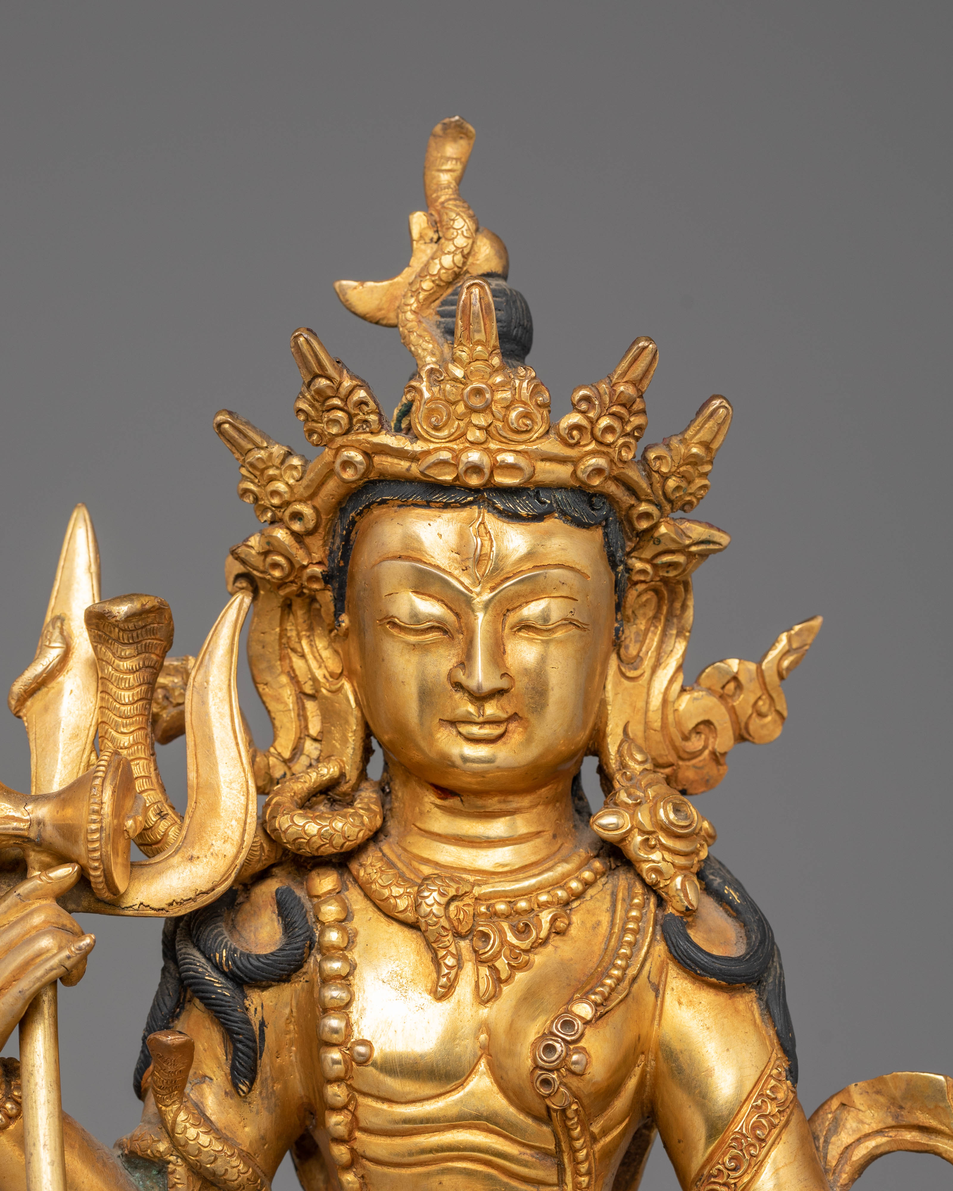 Golden Statue of Lord Shiva | Destroyer and Transformer