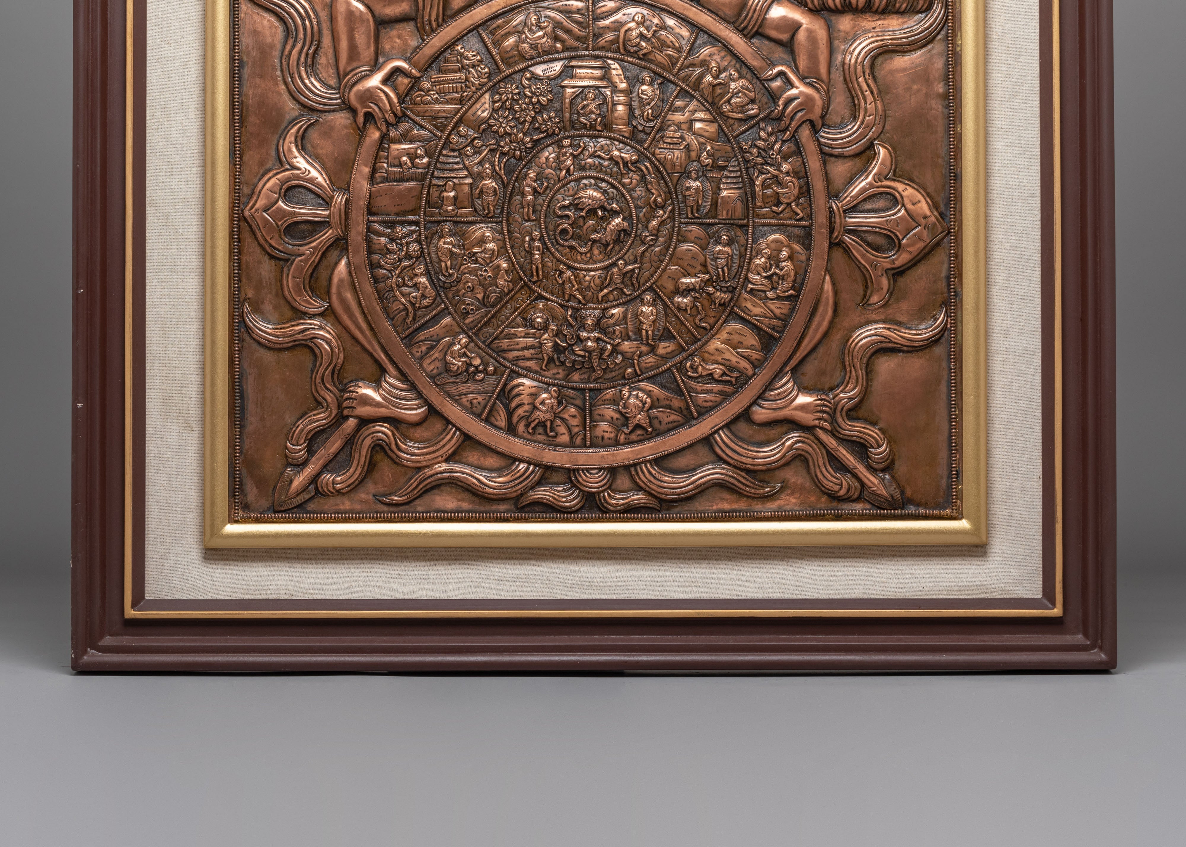 Handcrafted Wheel Of Life Wall Hanging | Symbol Of Impermanence