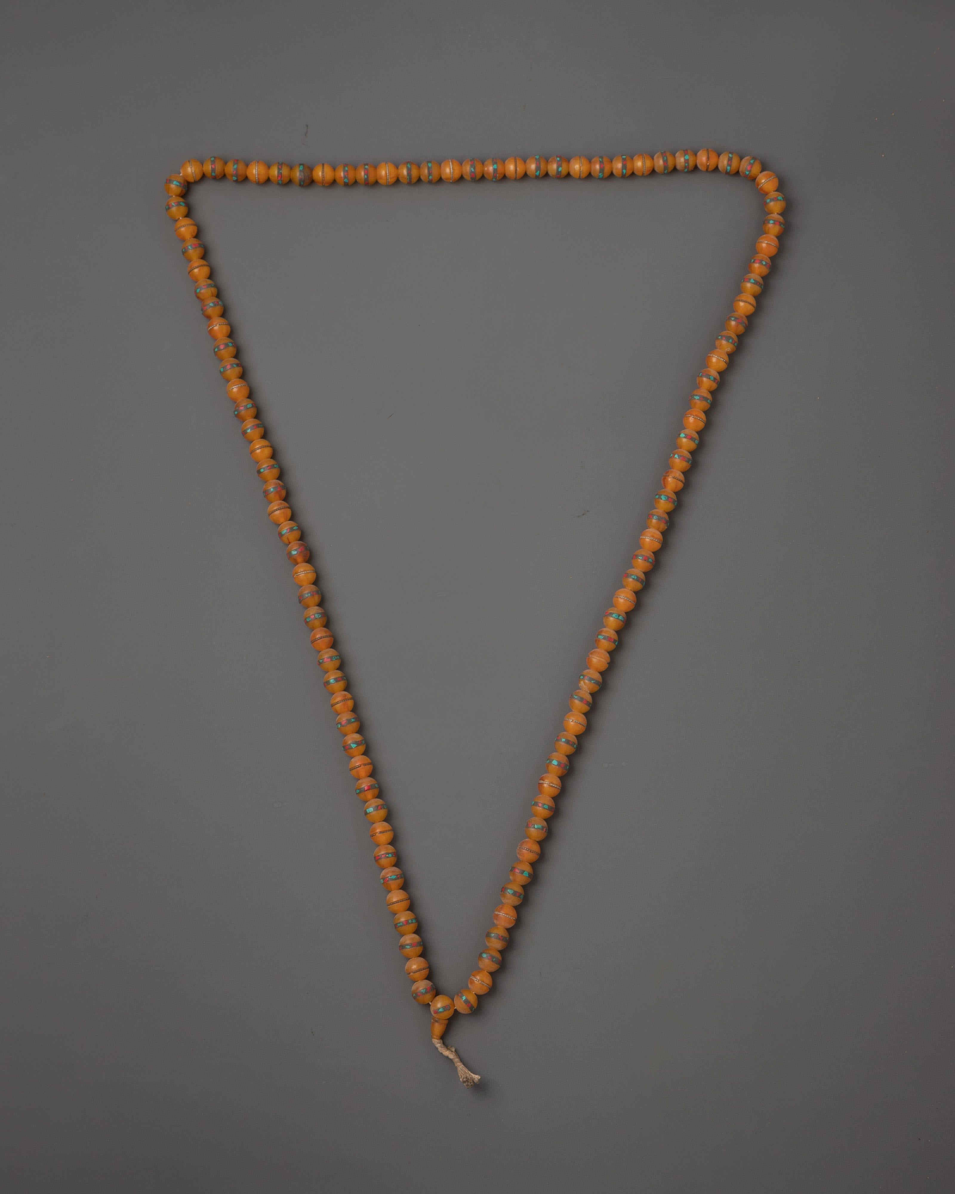 Amber Mala Necklace | 108 Beads Meditation Prayer Beads
