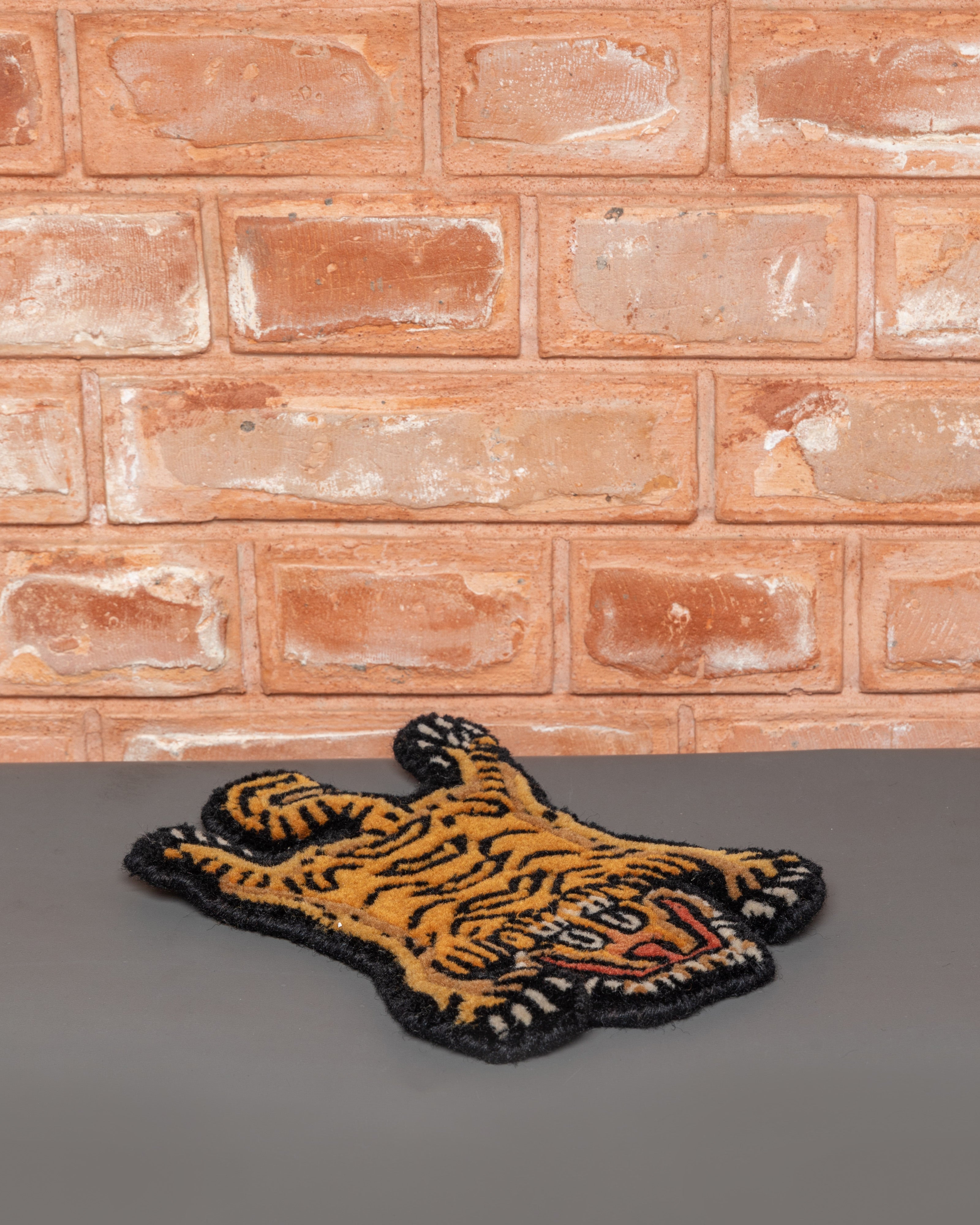 Traditional Tiger Rug Tribal Style Decor | 120 Knots Tibetan Rug