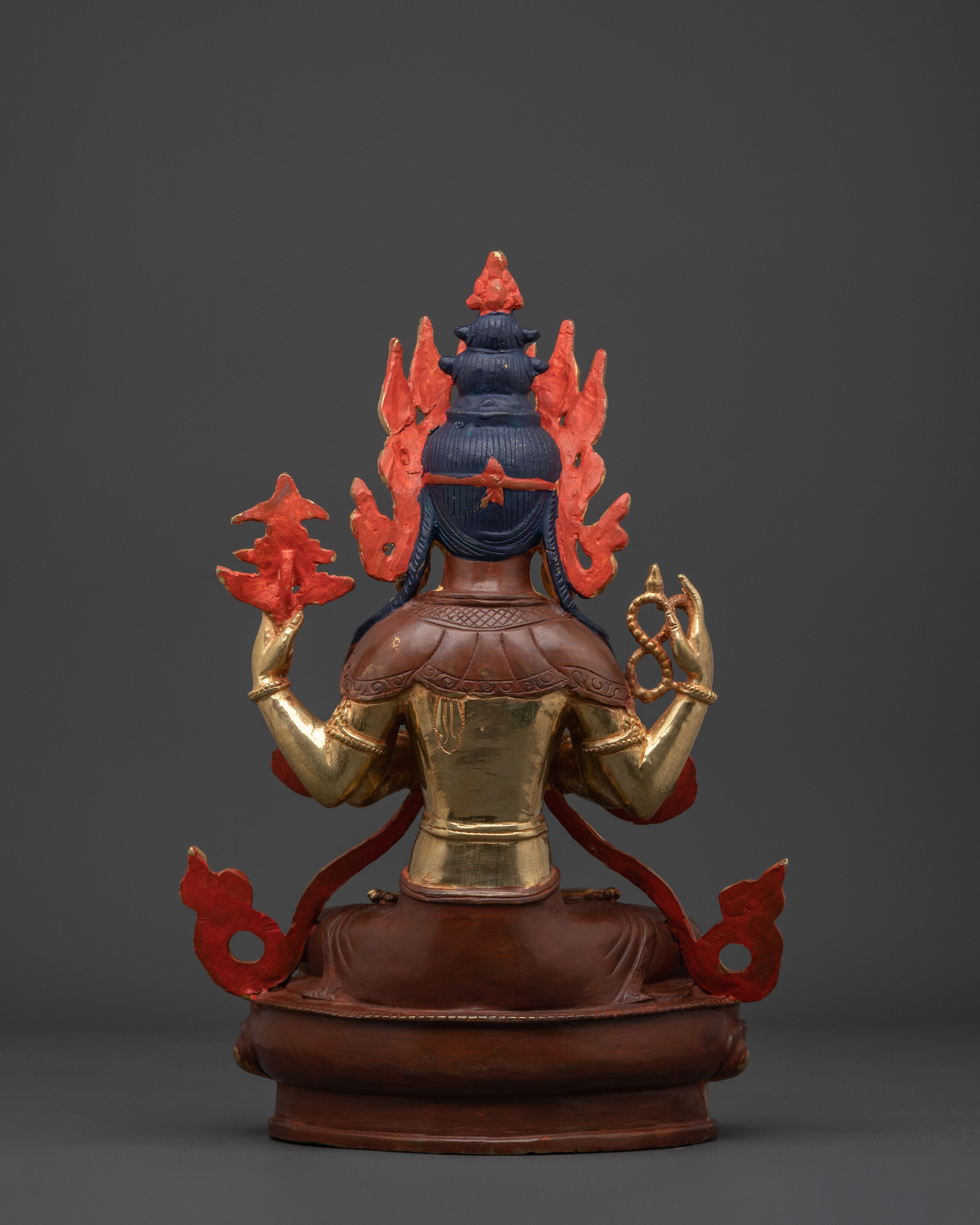 Tibetan Deity Chenrezig Statue | Spiritual Guardian