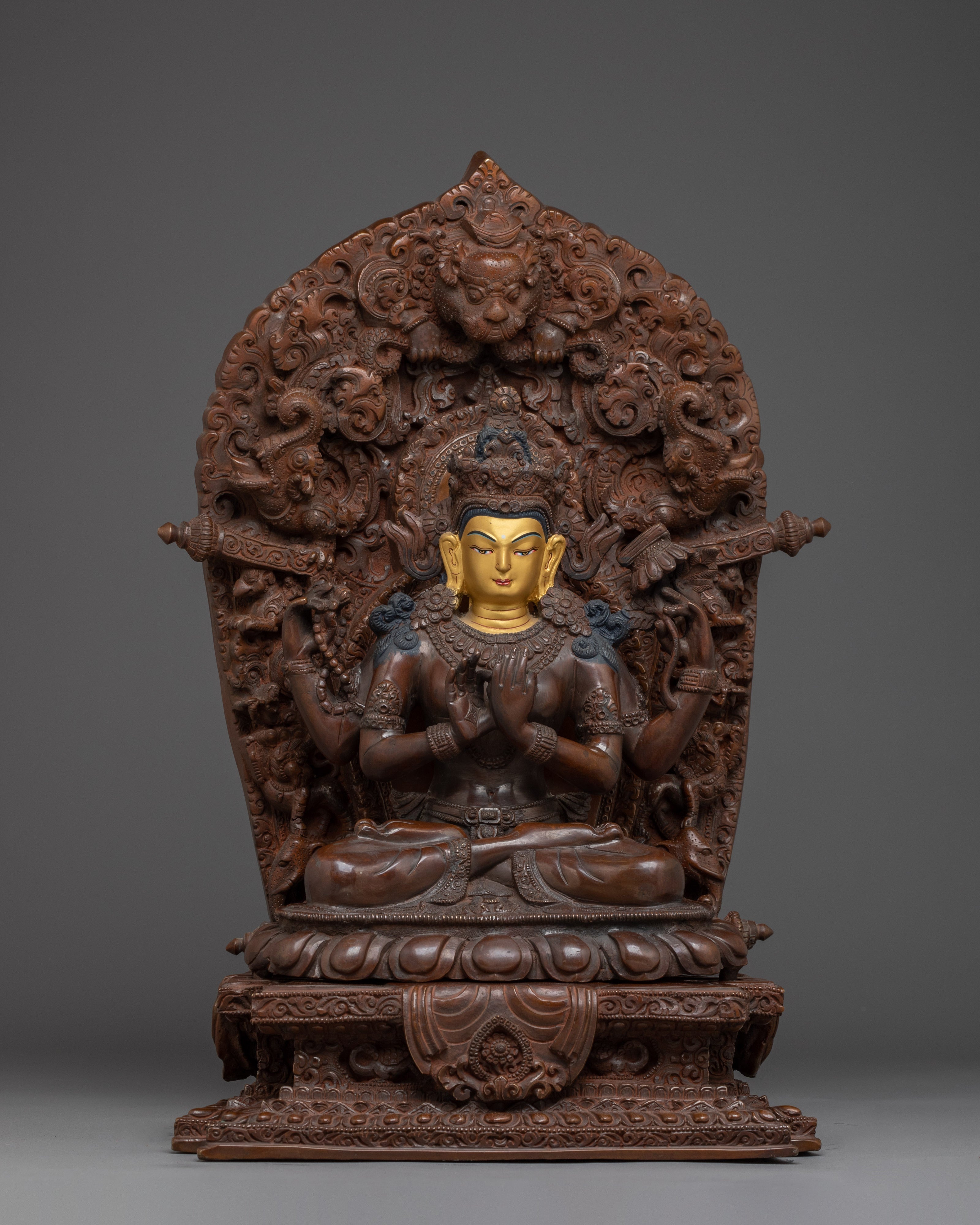 oxidized-prajna-paramita-statue