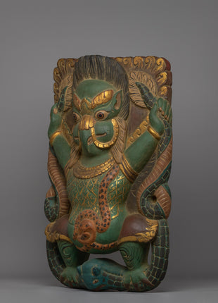 Buddhist Religious Garuda Wall Decor | Traditional Artwork for Blessings and Harmony
