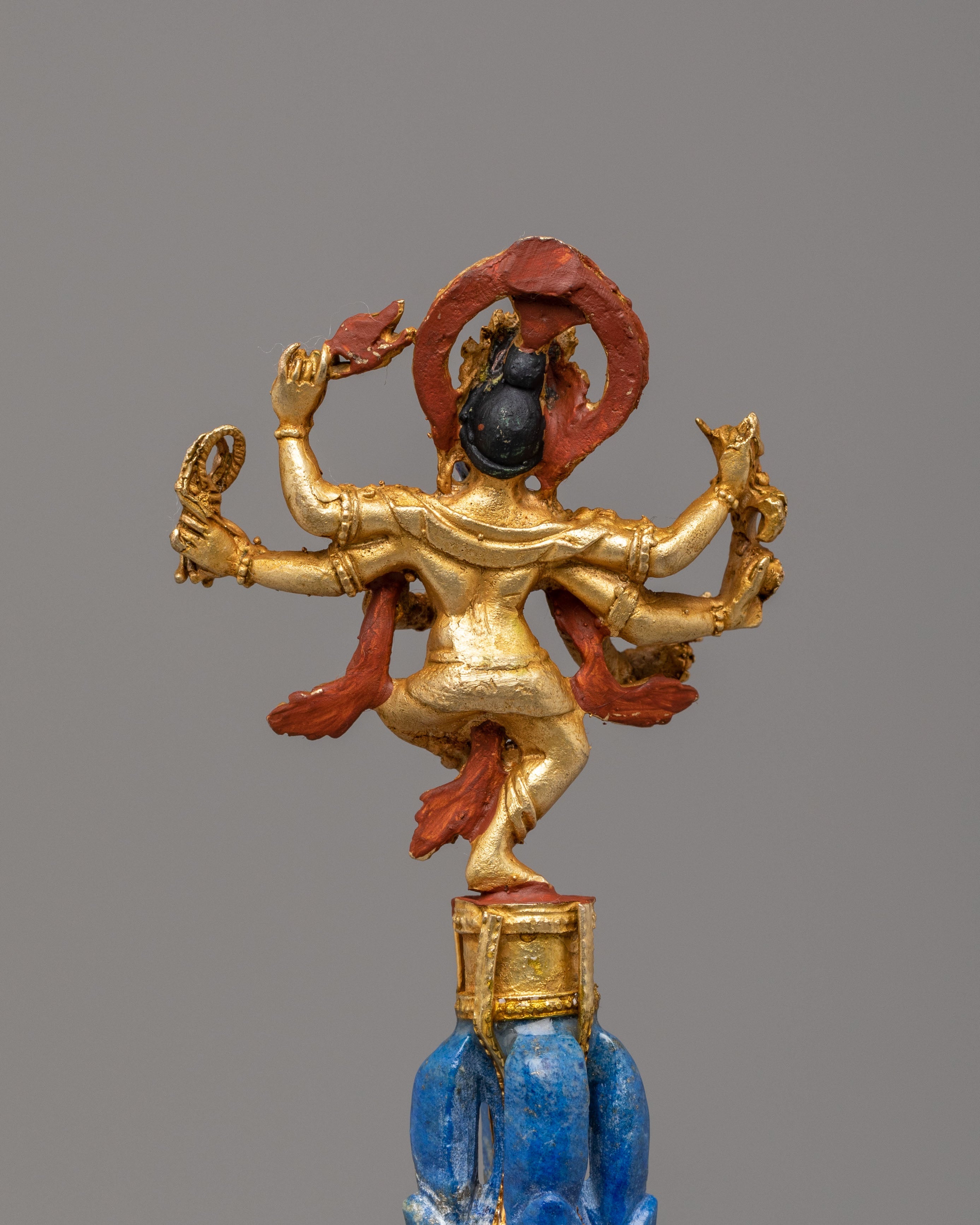 Spiritual Maha Rakta Ganesha Phurba | Sacred Tantric Dagger