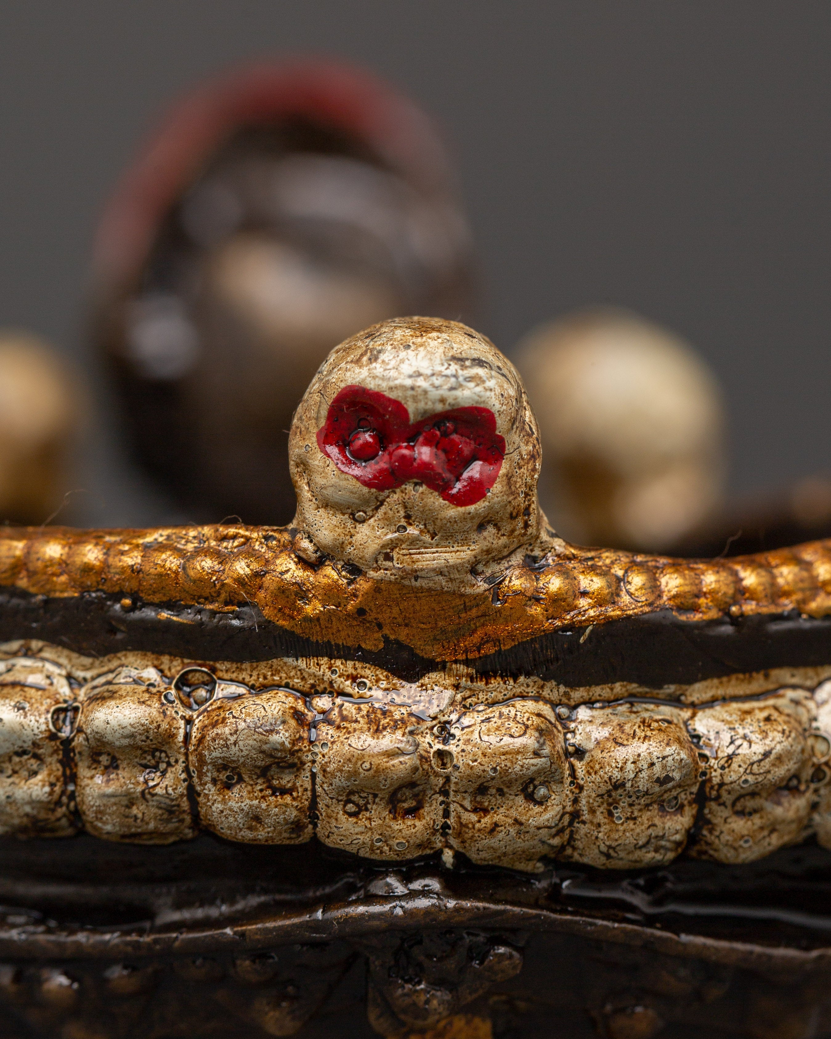 Tantric Kapala Bowl | Copper Ritual Skull Cup