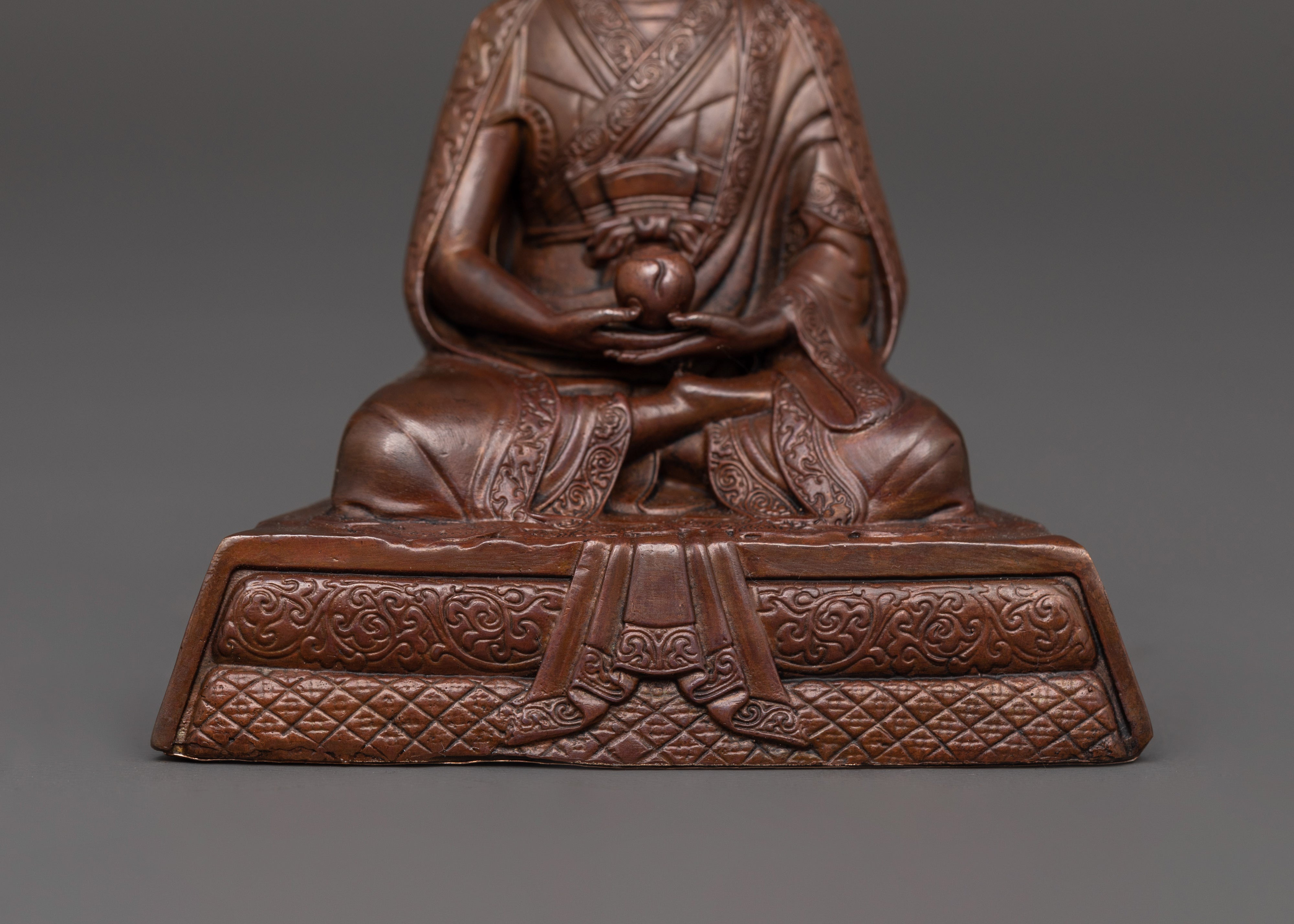 Tibetan Buddhist Master Gampopa Statue | Kagyu Lineage Founder