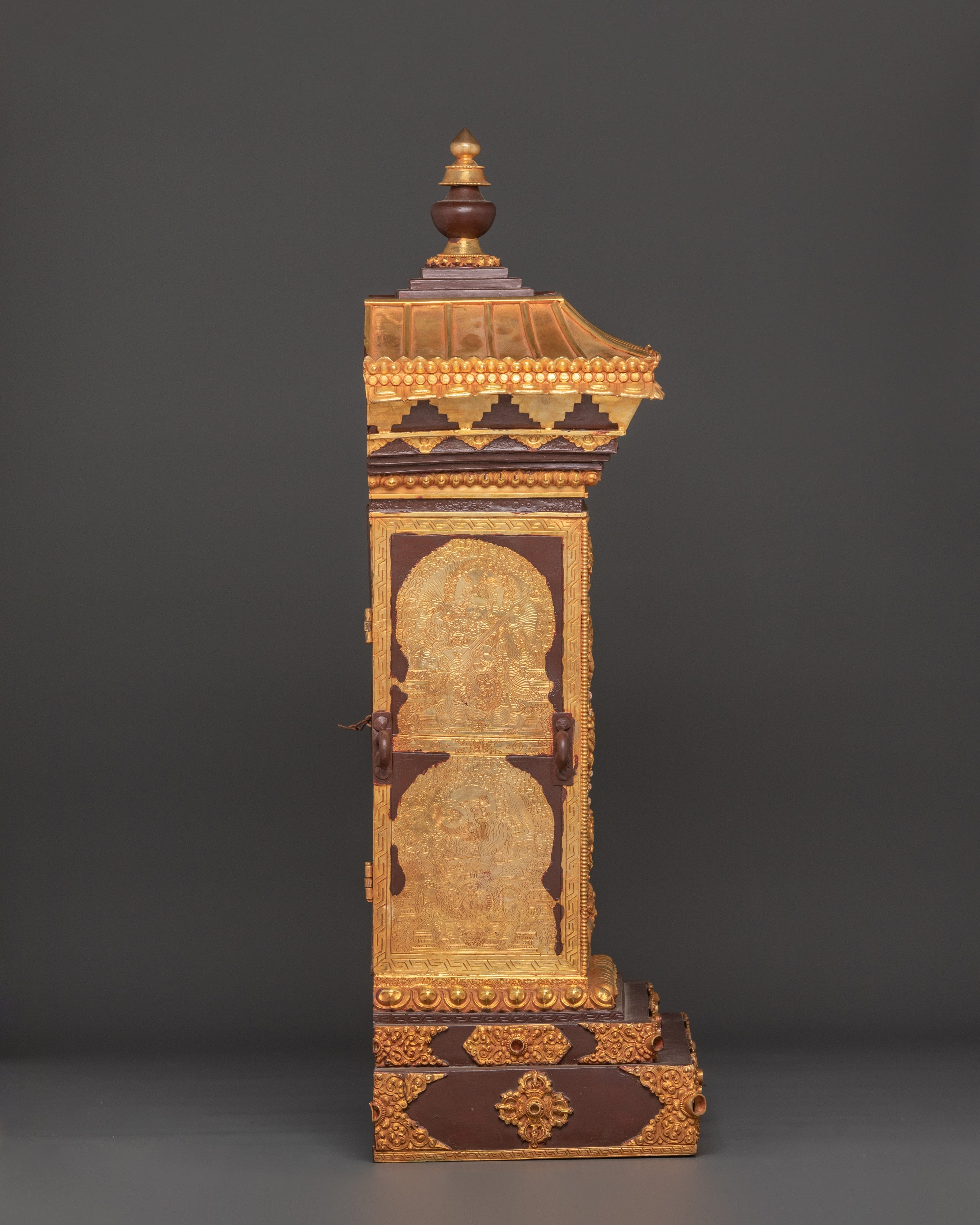 Buddhist Shrine Ghau Box | Kalachakra Altar Reliquary