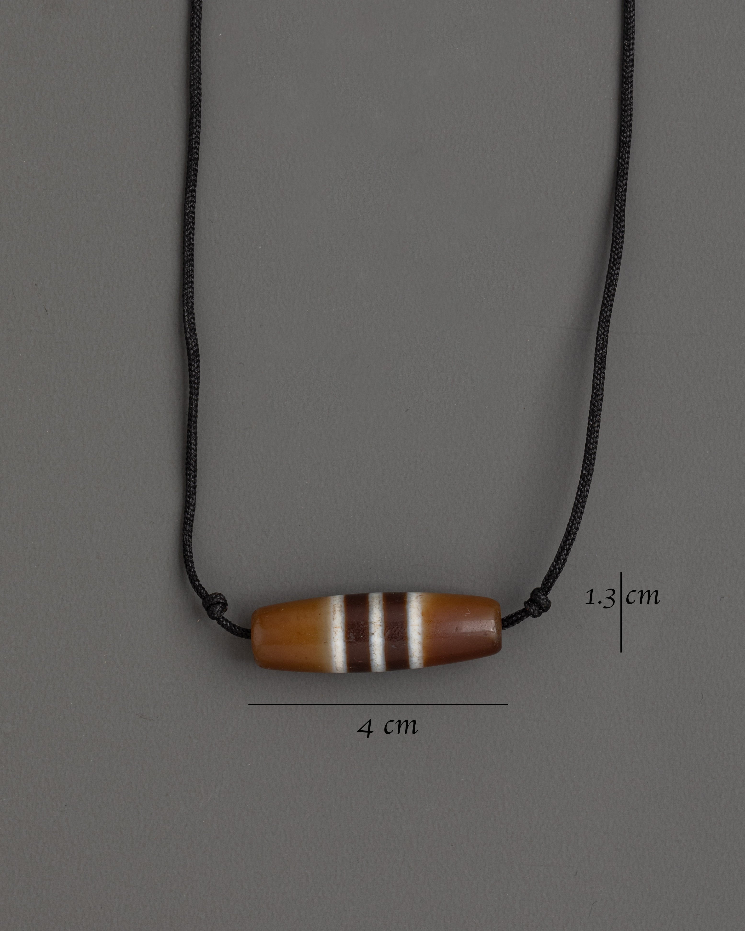 Tibetan Black and White Chong Dzi Locket | Spiritual Protection and Healing Amulet
