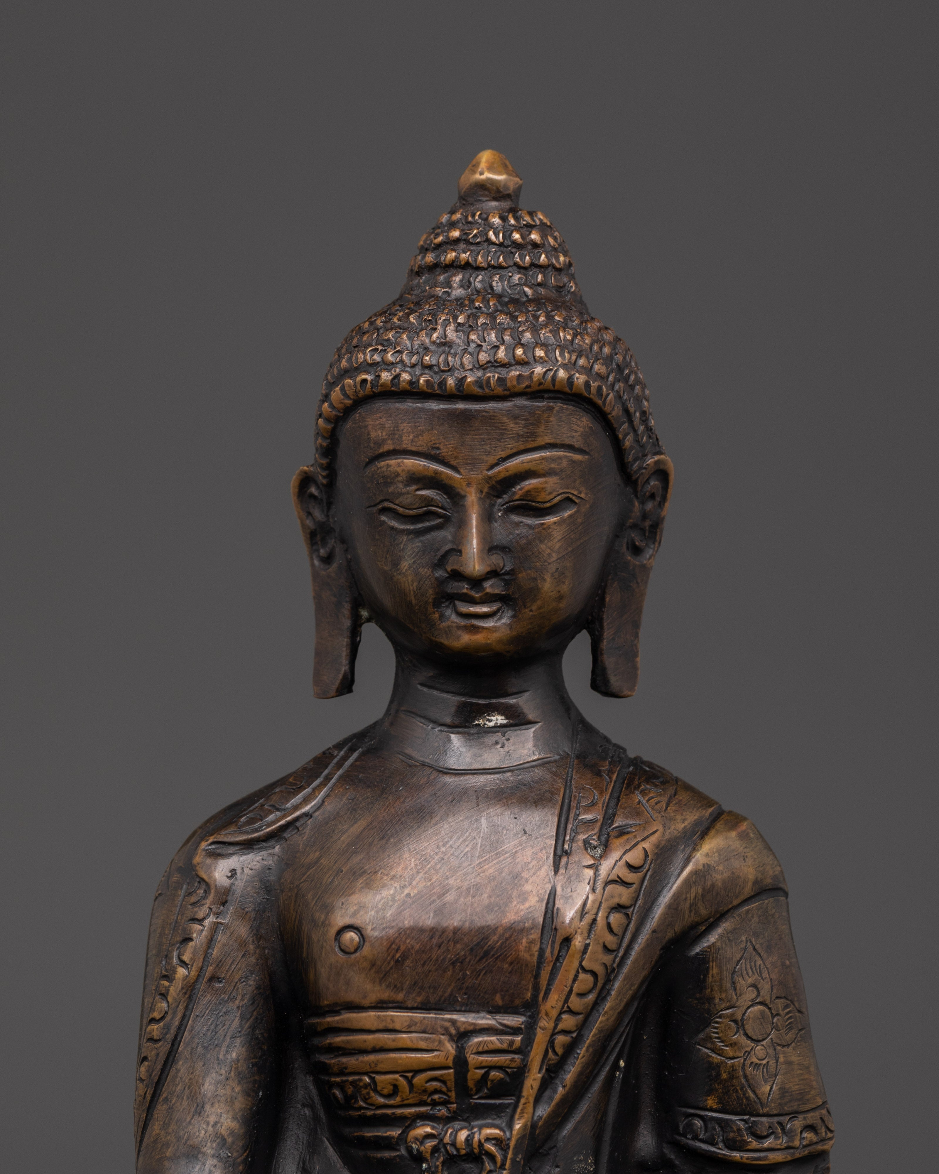Handcrafted Historical Buddha Shakyamuni | Enlightened Teacher of Buddhism