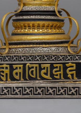 Decorative Buddhist Stupa Sculpture | Symbol of Peace and Enlightenment, for Home Decor