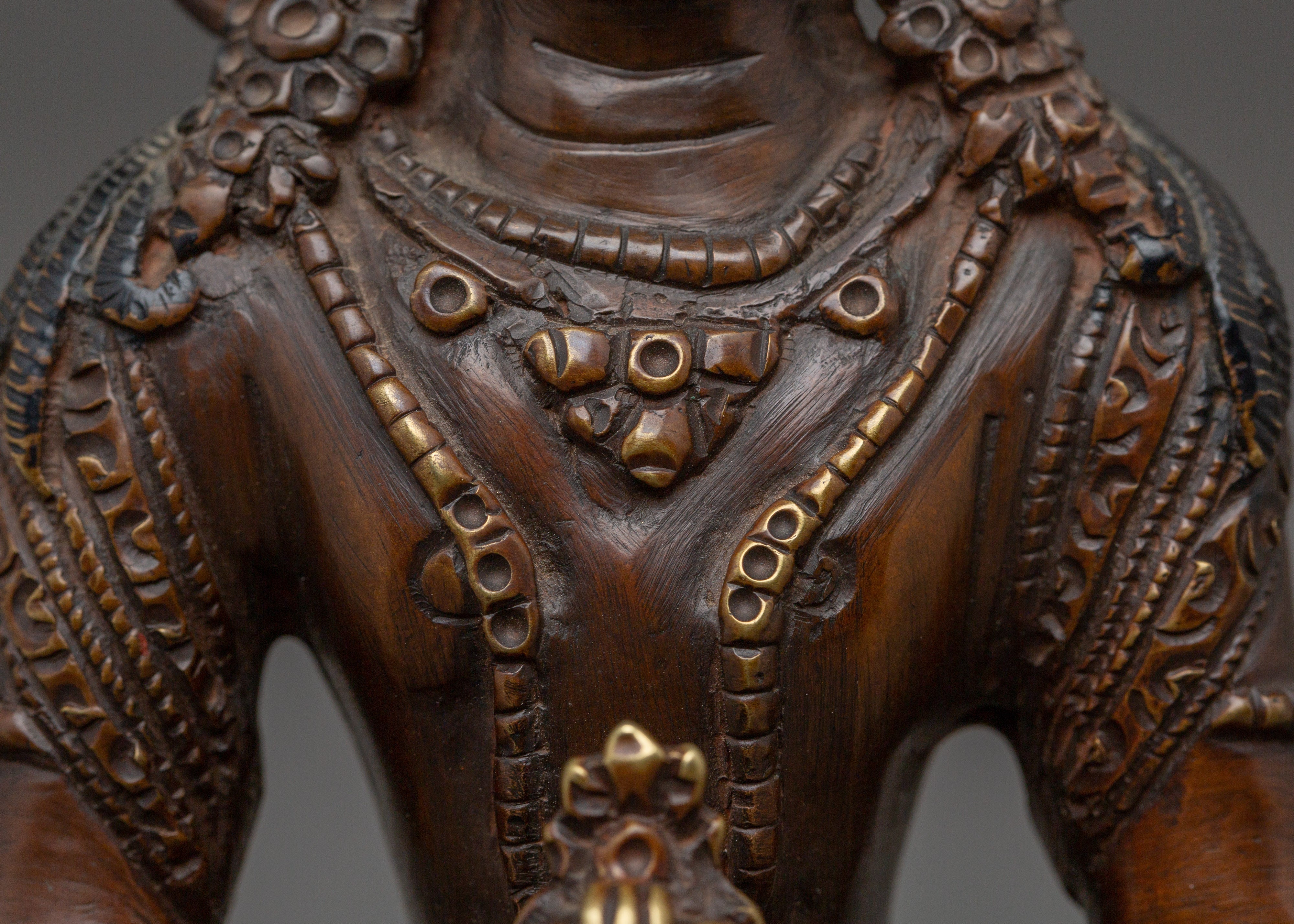 Traditional Amitayus Buddha Sculpture | Symbol of Longevity & Peace