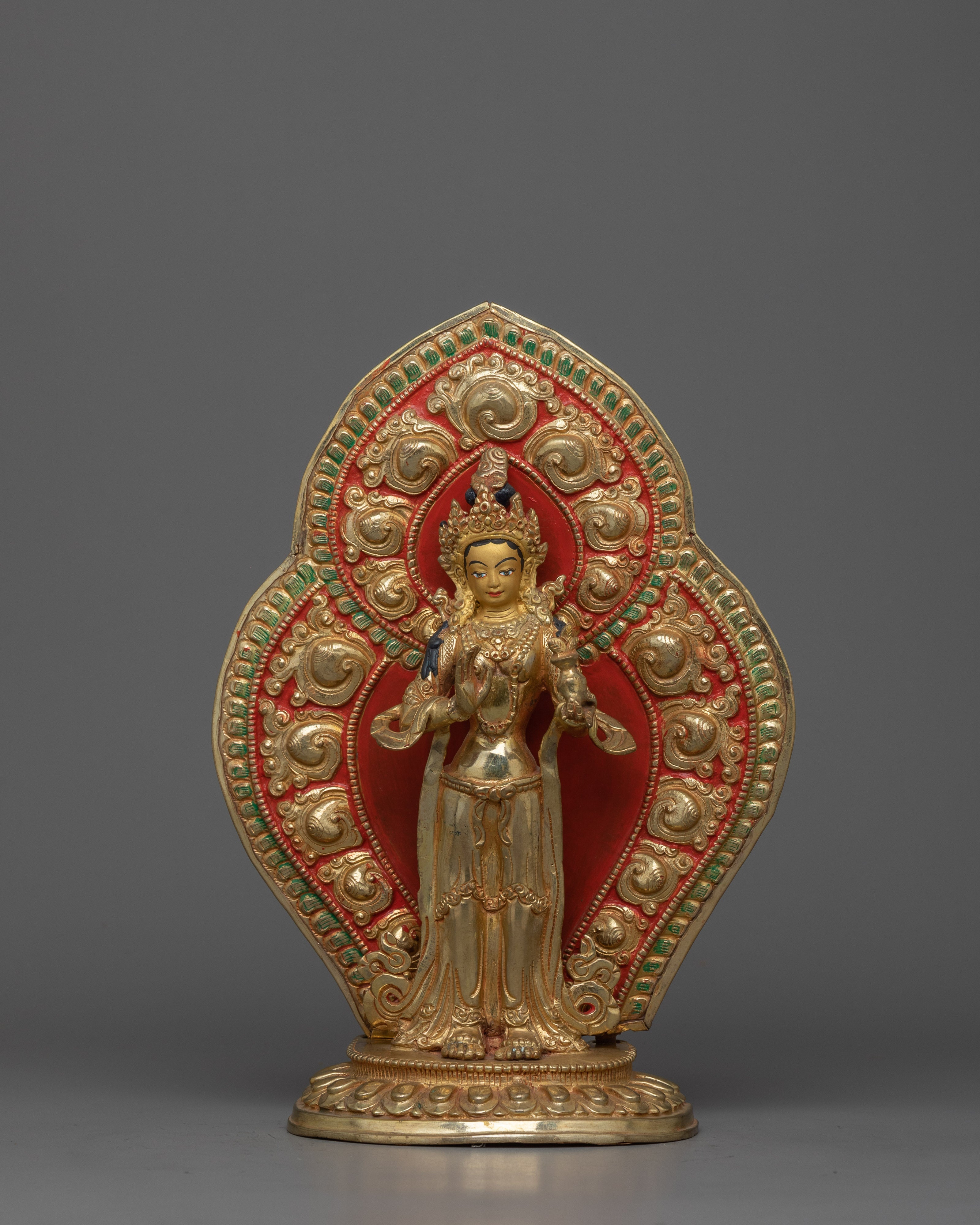 Guru Rinpoche with Beautiful Consort | A Divine Union of Wisdom and Compassion