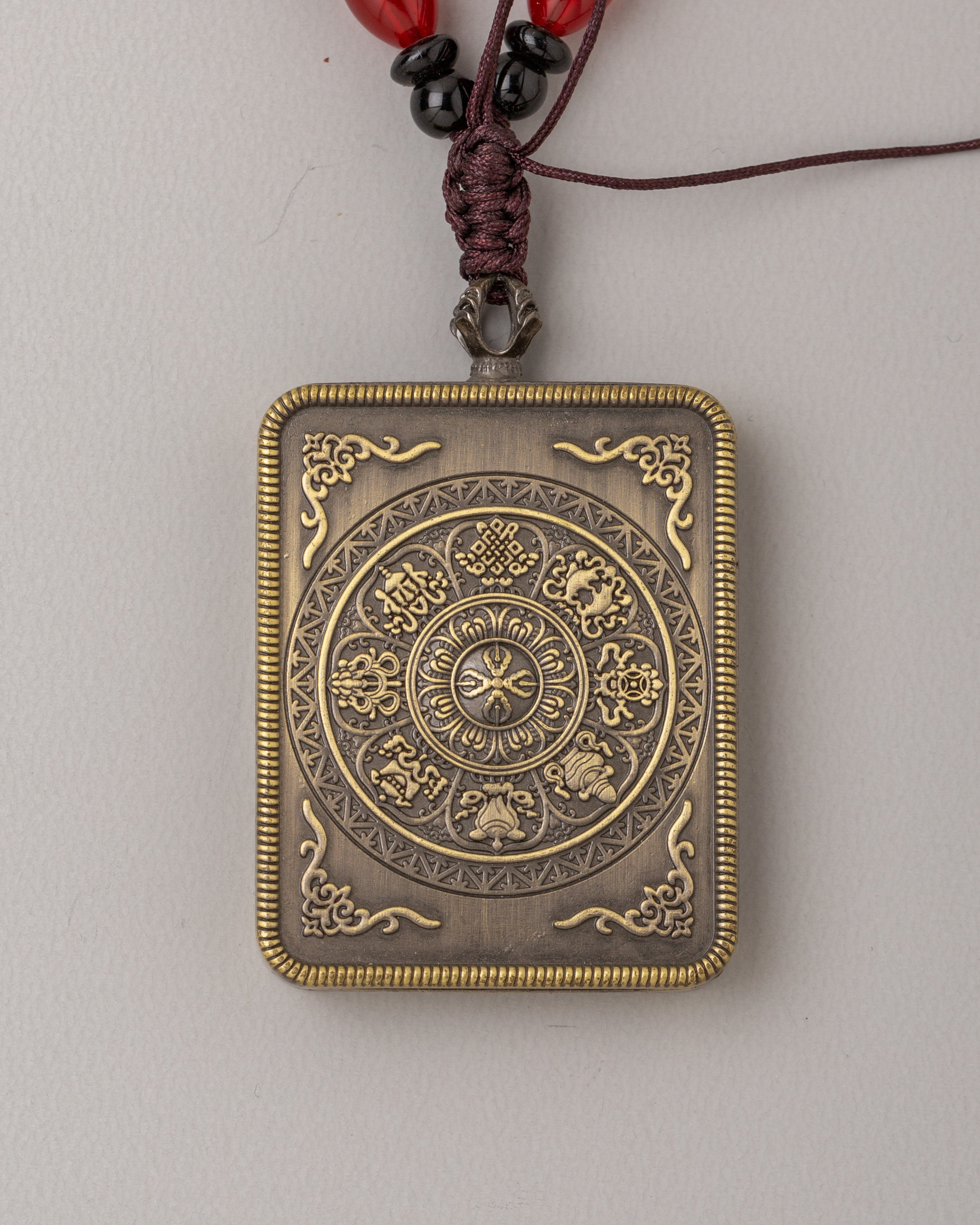 Handmade Buddhist Locket | Spiritual Protection Jewelry