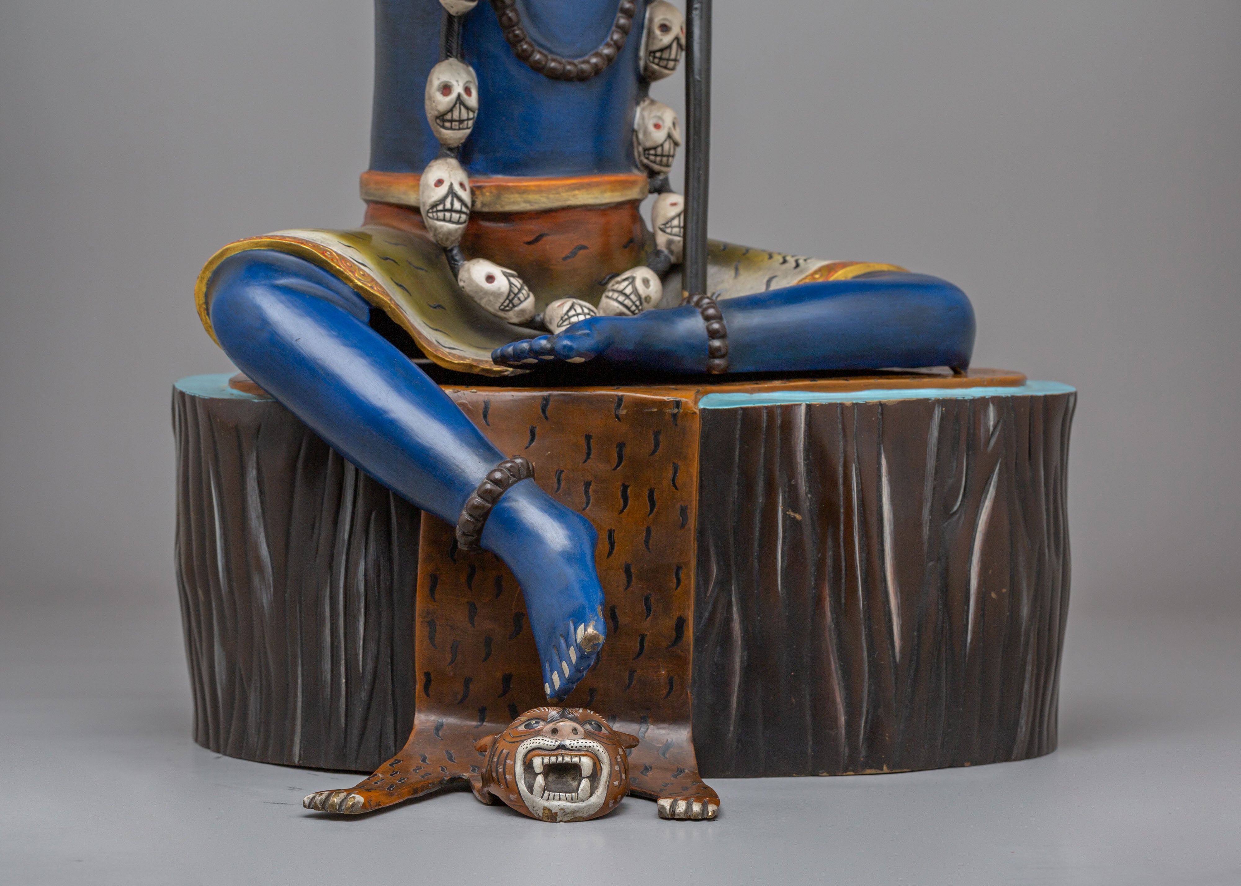 Lord Shiva Deity Figurine | Hindu Deity for Temple, Altar, and Spiritual Space