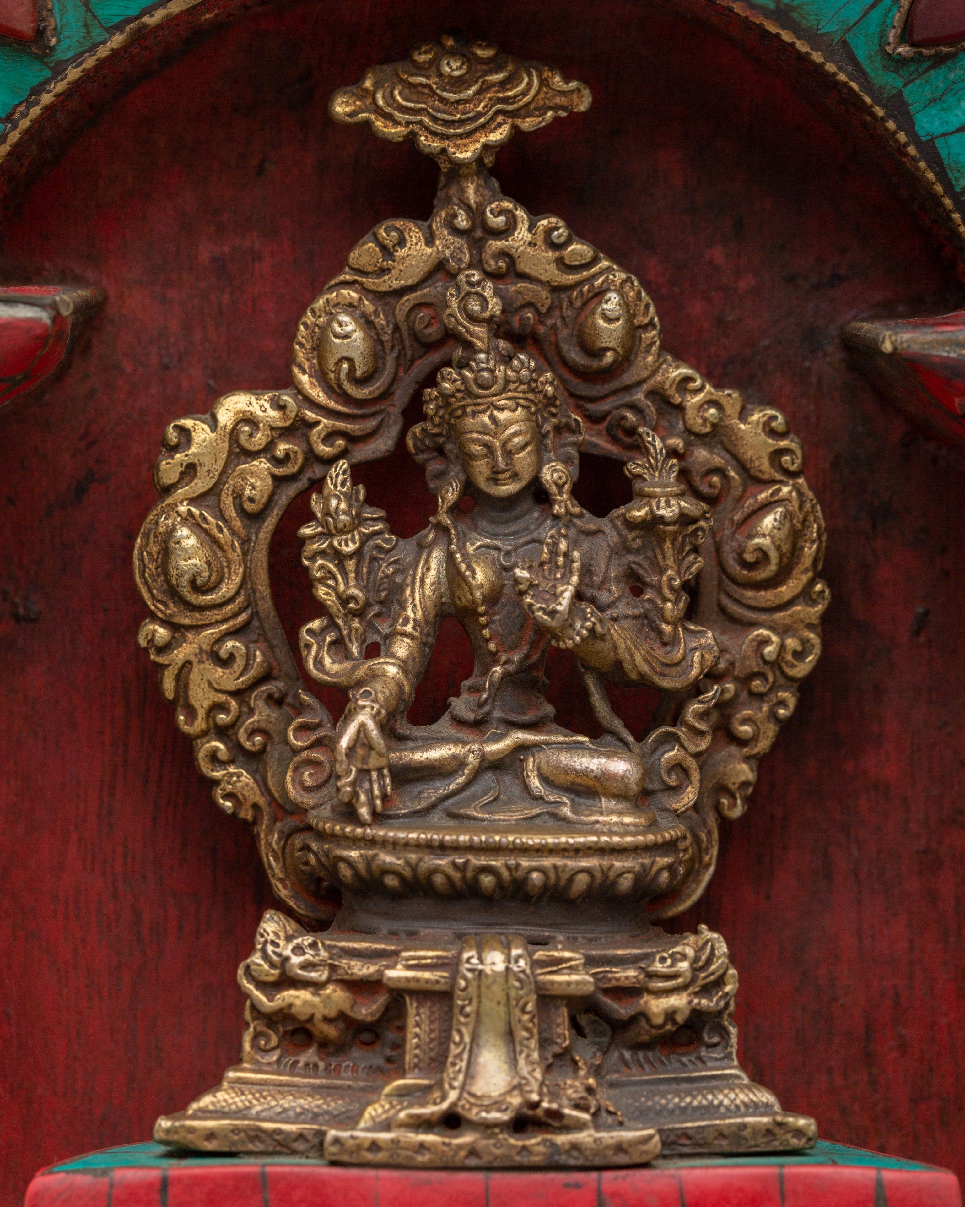 Sacred Sita Tara Deity Statue | Handcrafted White Tara Statue