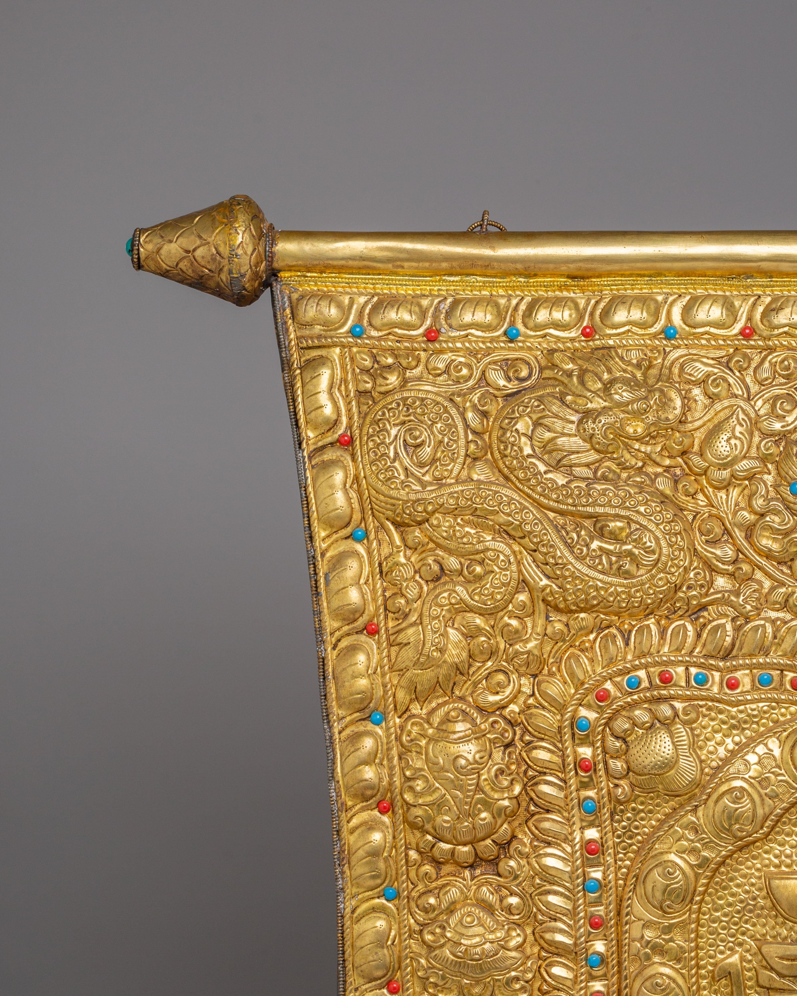 Kalachakra Metal Wall Hanging | Tibetan Buddhist Symbol
