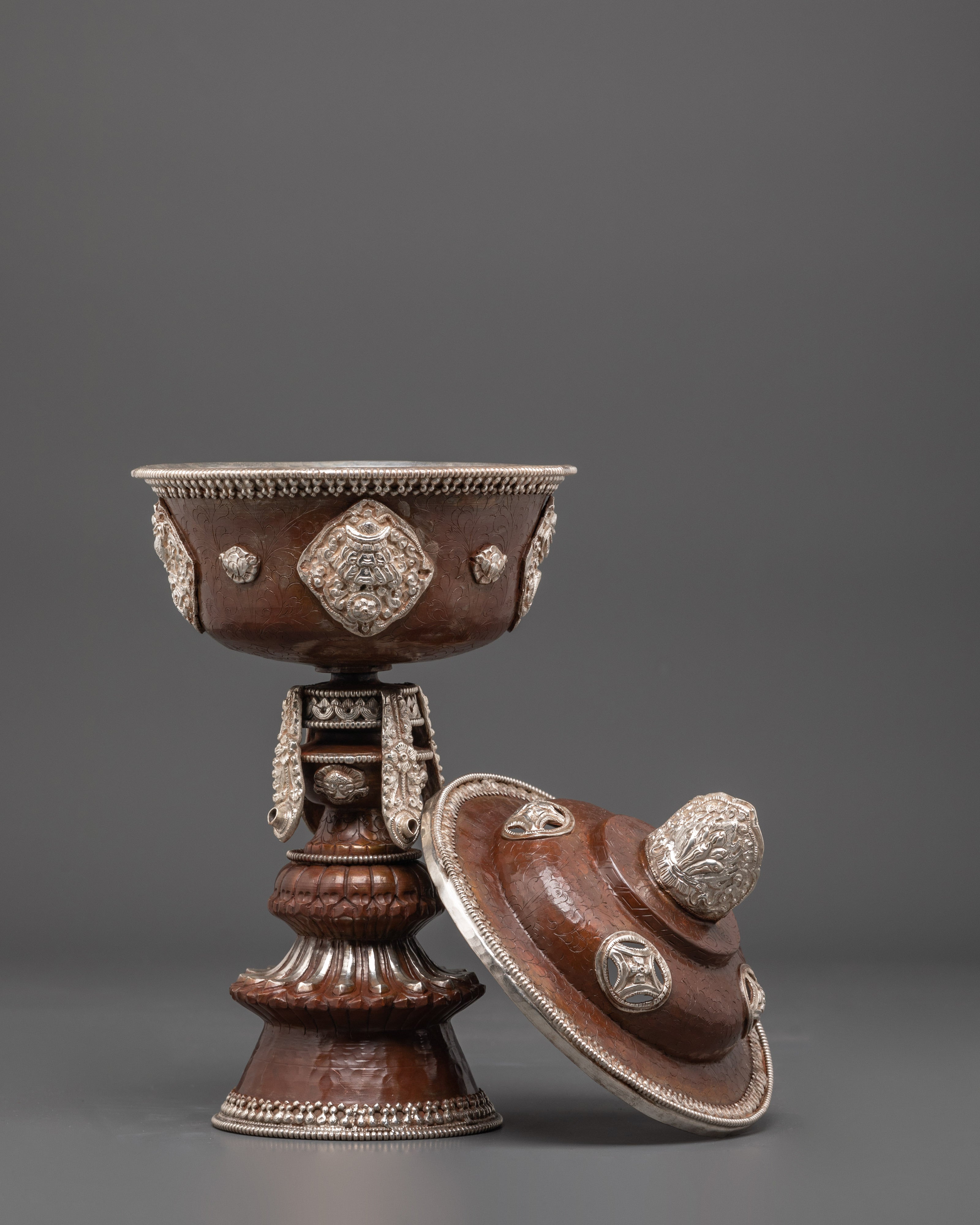 Tibetan Butter Lamp for Rituals, Meditation and Sacred Offerings