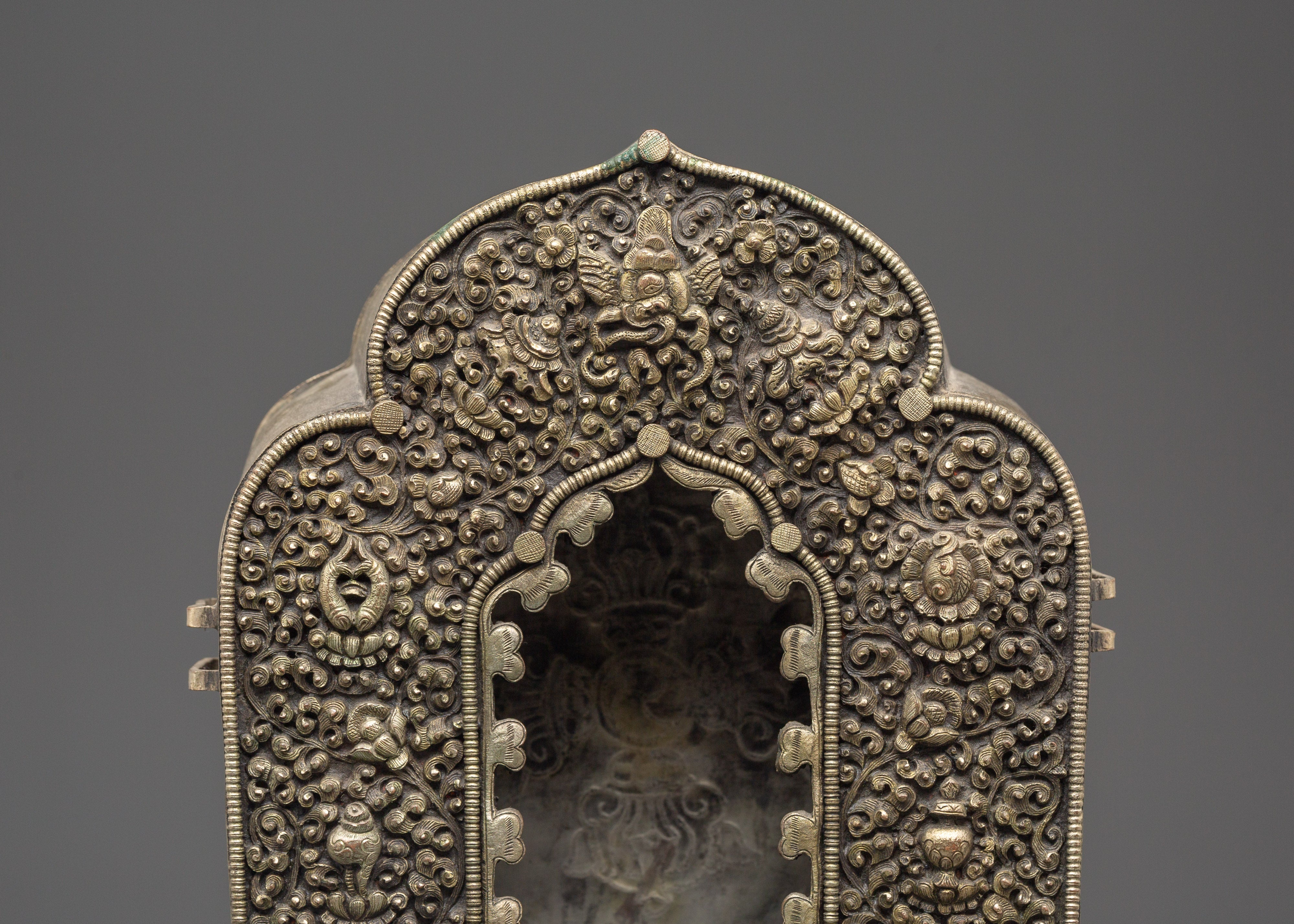 Handmade Silver Plated Ghau Box | Symbol of Protection and Blessings