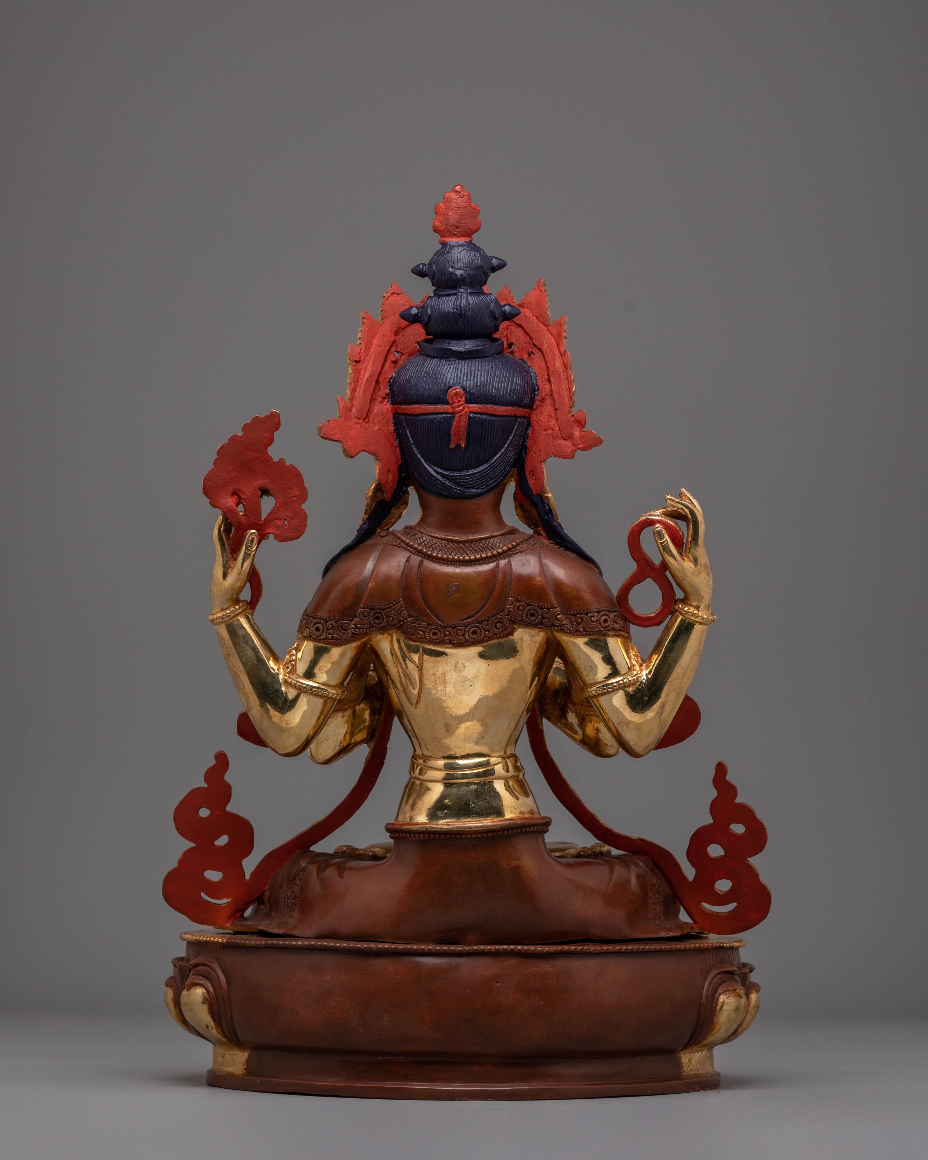 Handmade Bodhisattva Avalokiteshvara Statue | Buddhist Compassion Sculpture