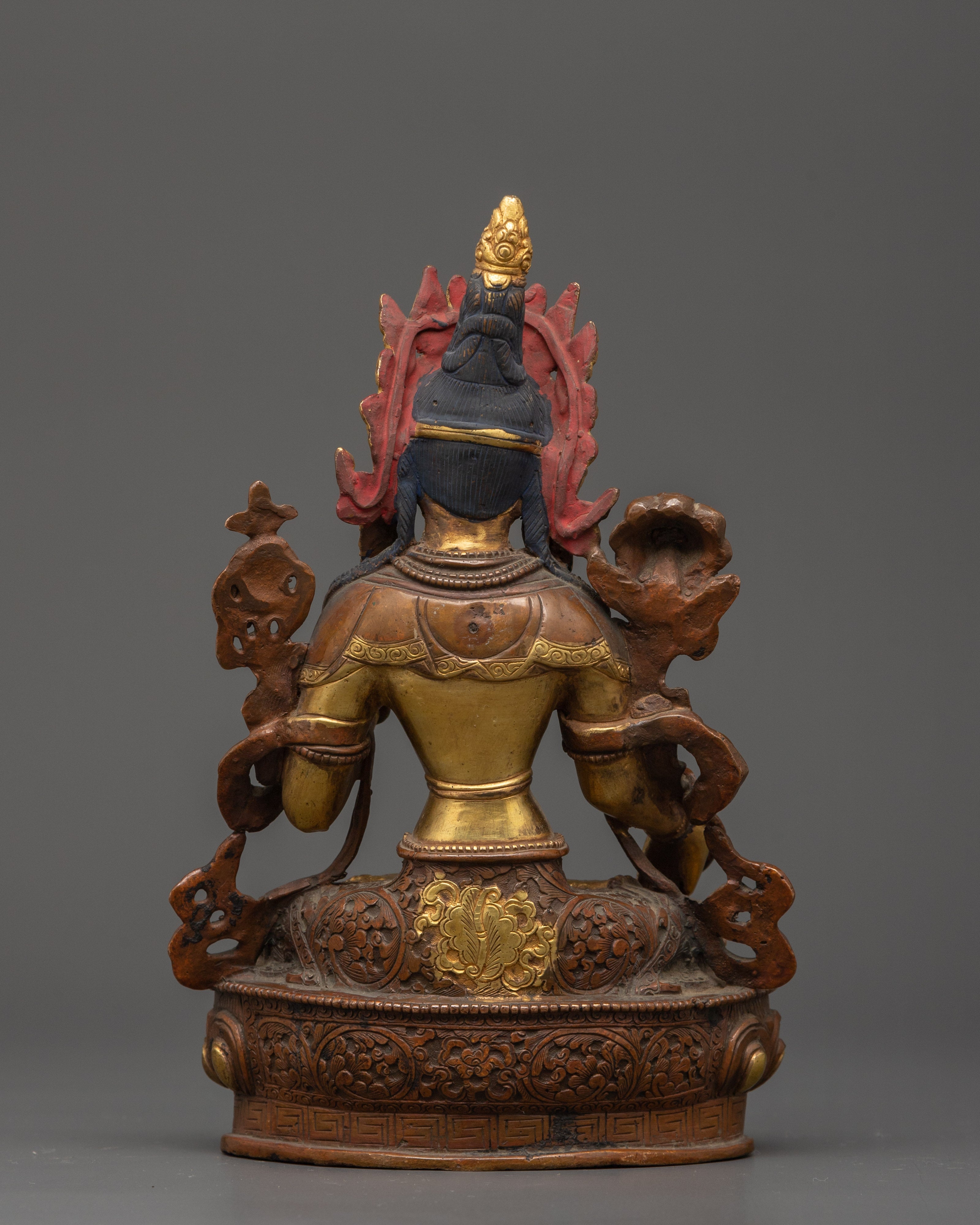 White Tara Statue with Seven Eyes | Buddhist Goddess of Healing and Longevity