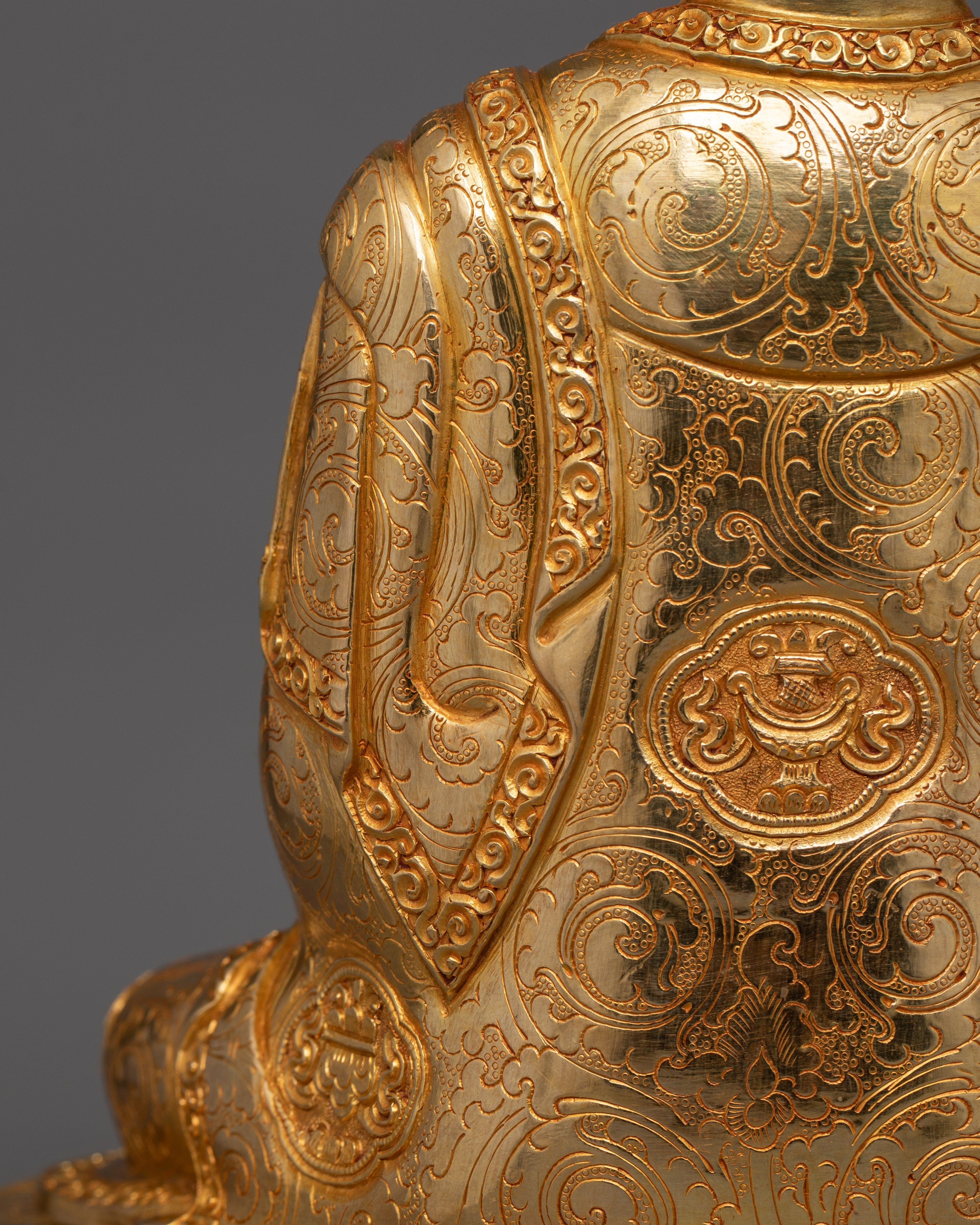 Hand-carved Amitabha Buddha Tibetan Deity | Buddha of Infinite Light Statue