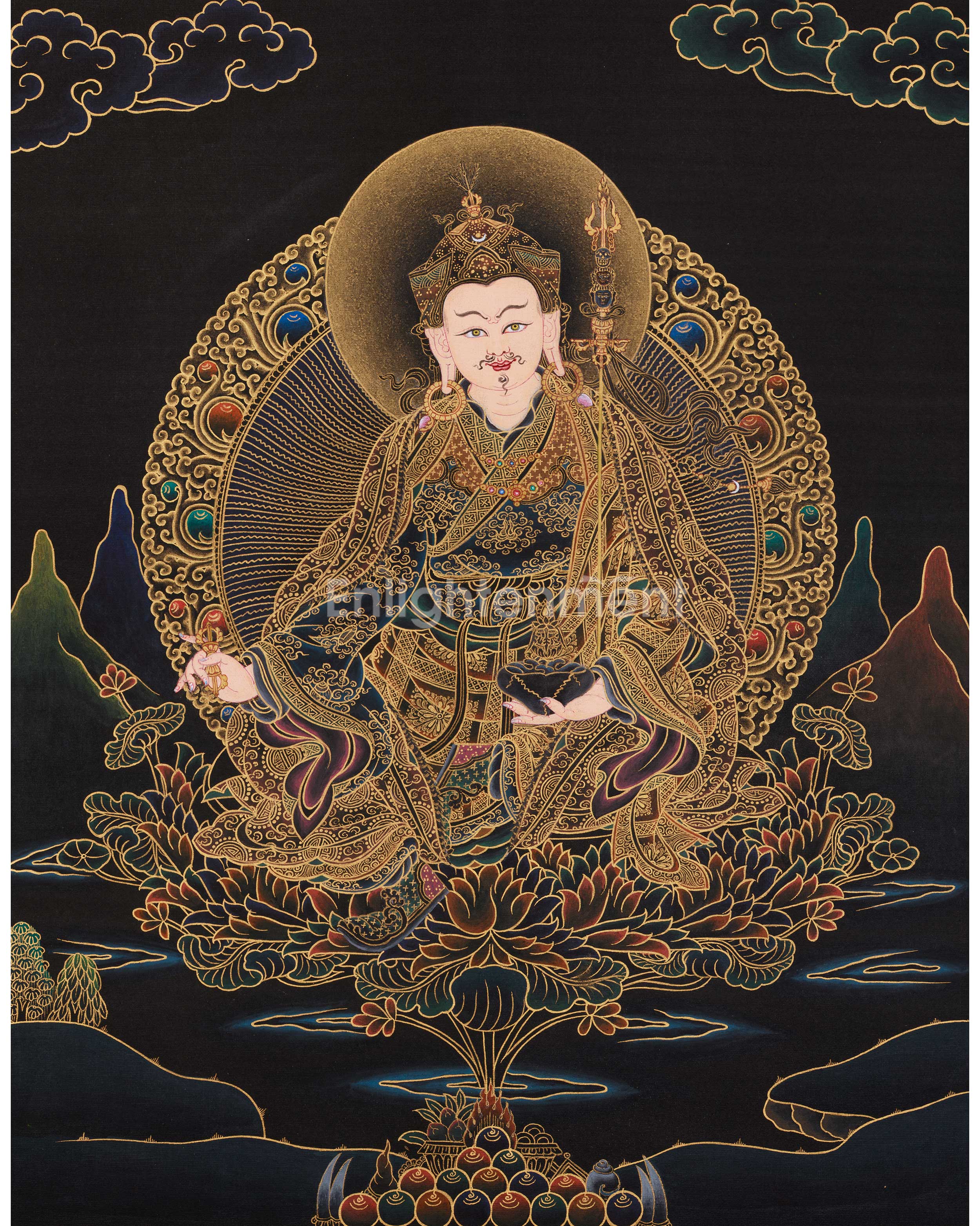 gold-thangka-of-guru-rinpoche