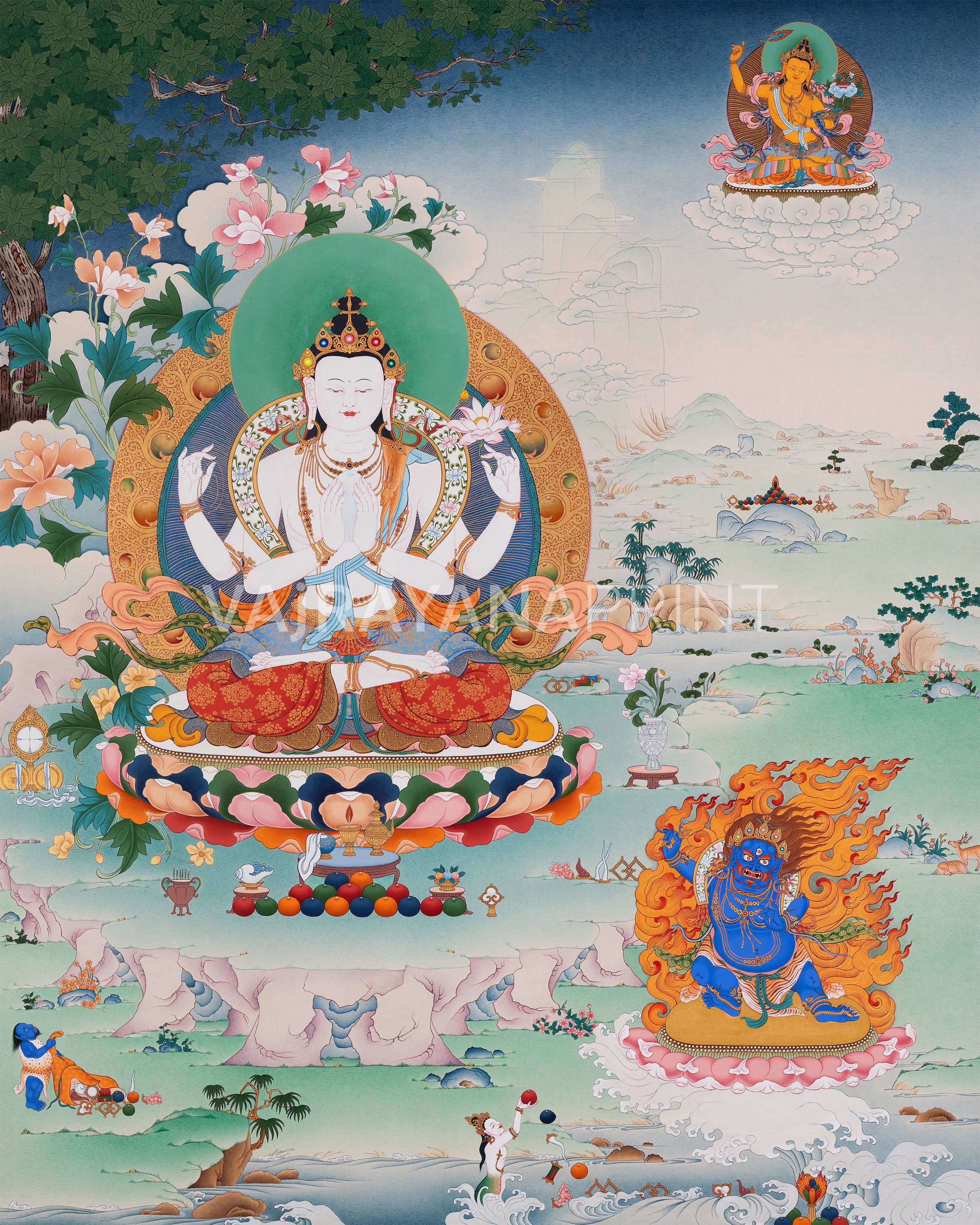 bodhisattva chenrezig print
