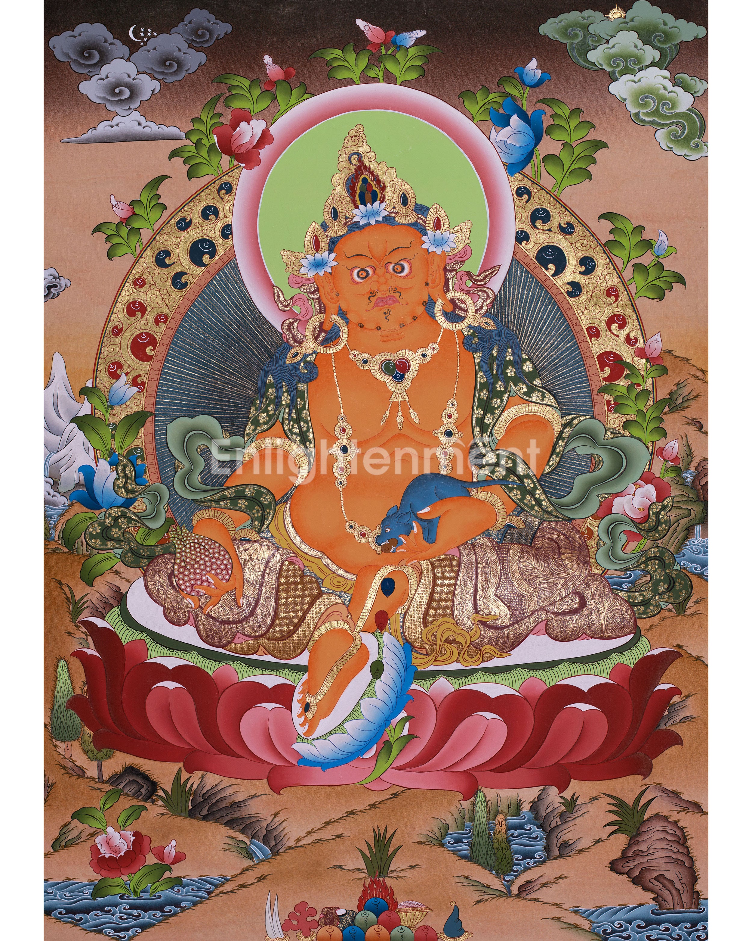 buddhist dzambhala painting