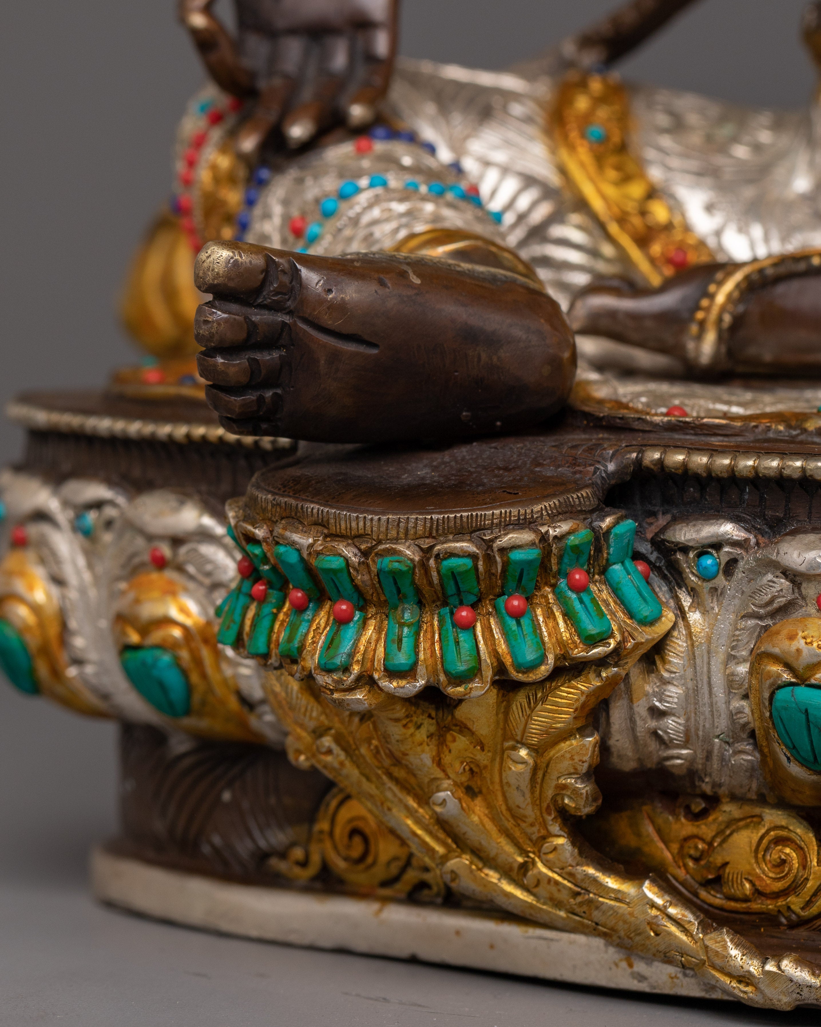 Oxidized Shyama Tara Statue | Green Tara - Swift Saviour
