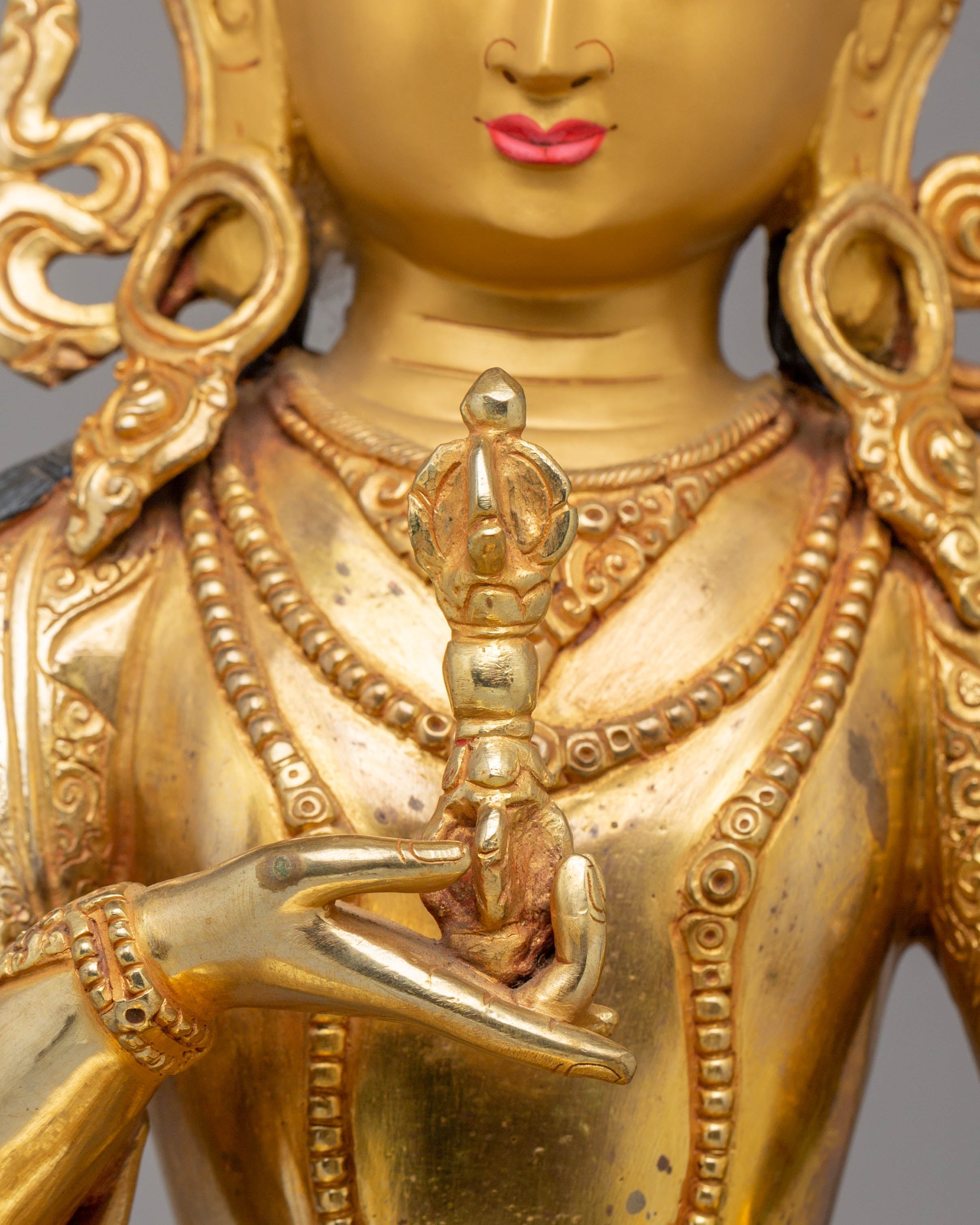 Handcrafted Vajrasattva Statue for Altar | Tibetan Buddhist Artwork