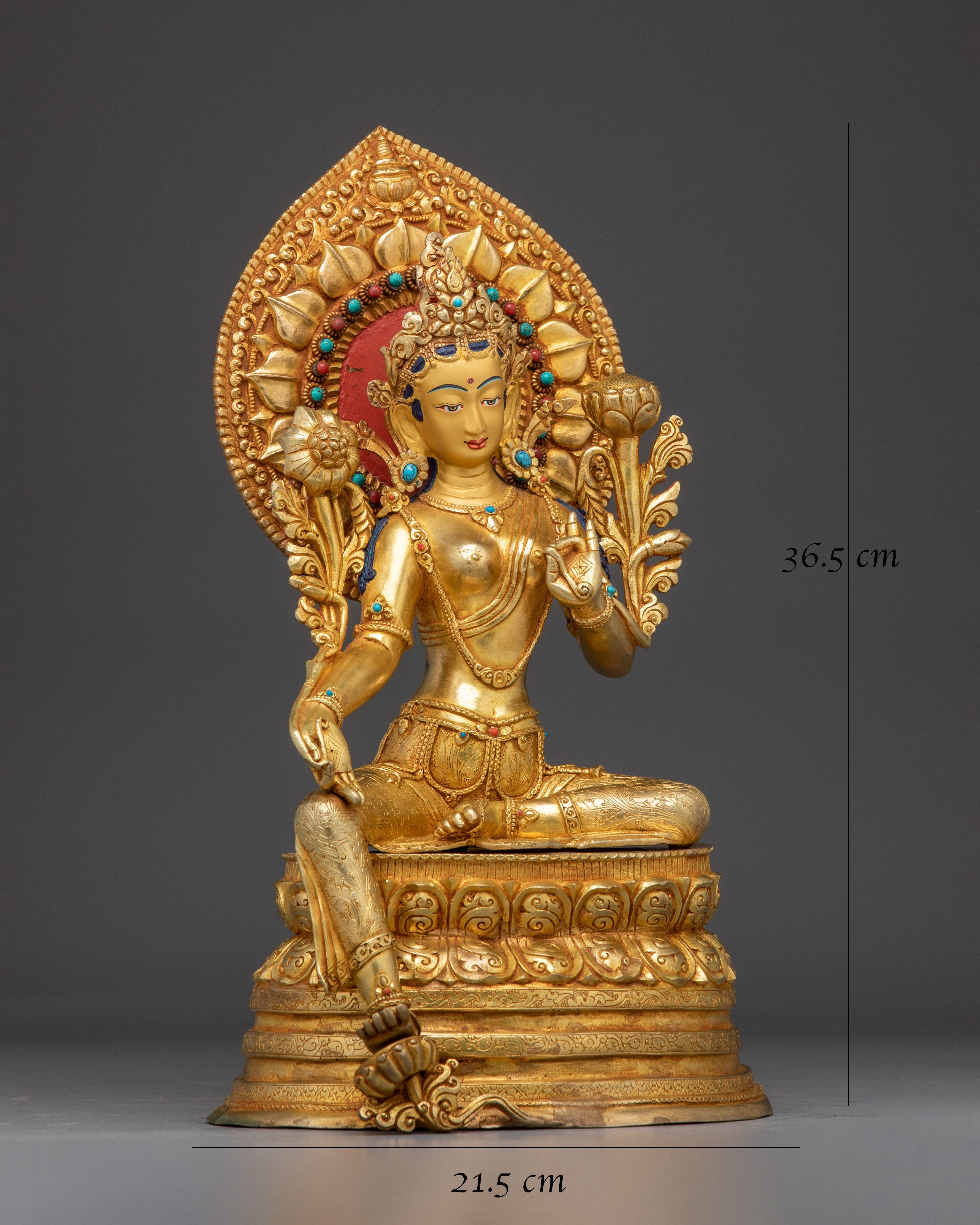 Sacred Feminine Energy of Green Tara Art