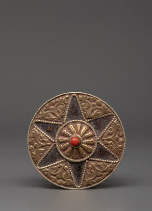 Floral Carved Treasure Box | Tibetan-Inspired Keepsake Storage