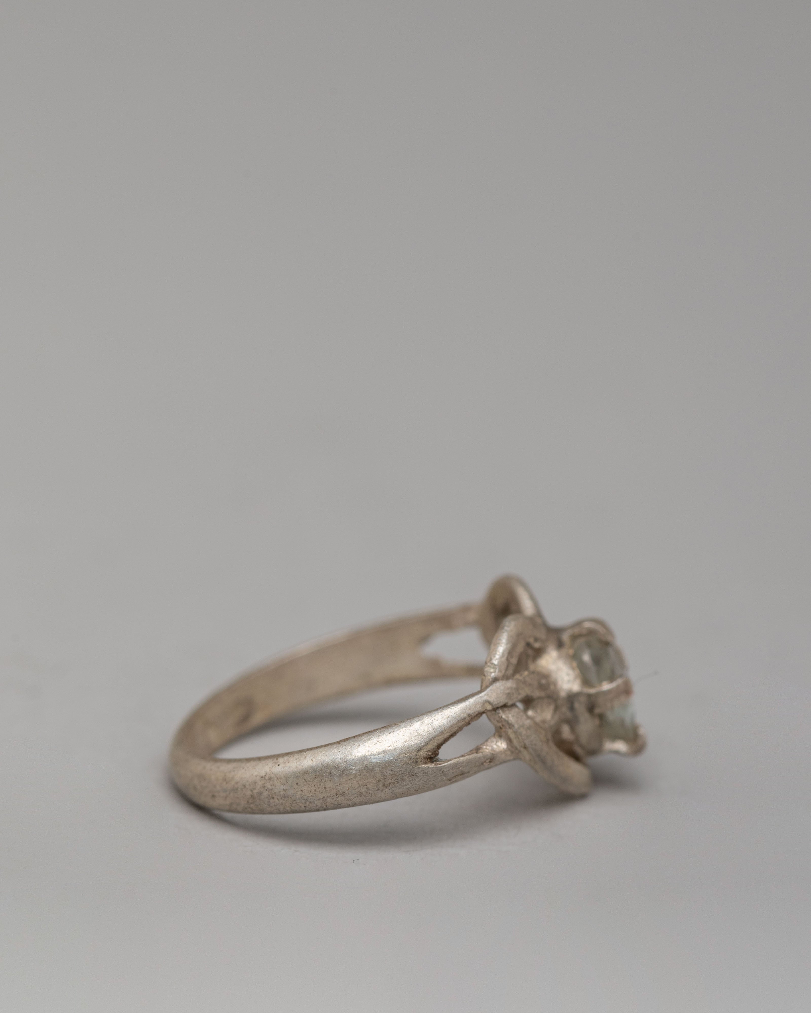 Handmade Stone Ring | Heart-Shaped Natural Zircon Jewelry