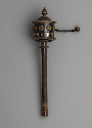 Buddhist Spinning Prayer Wheel