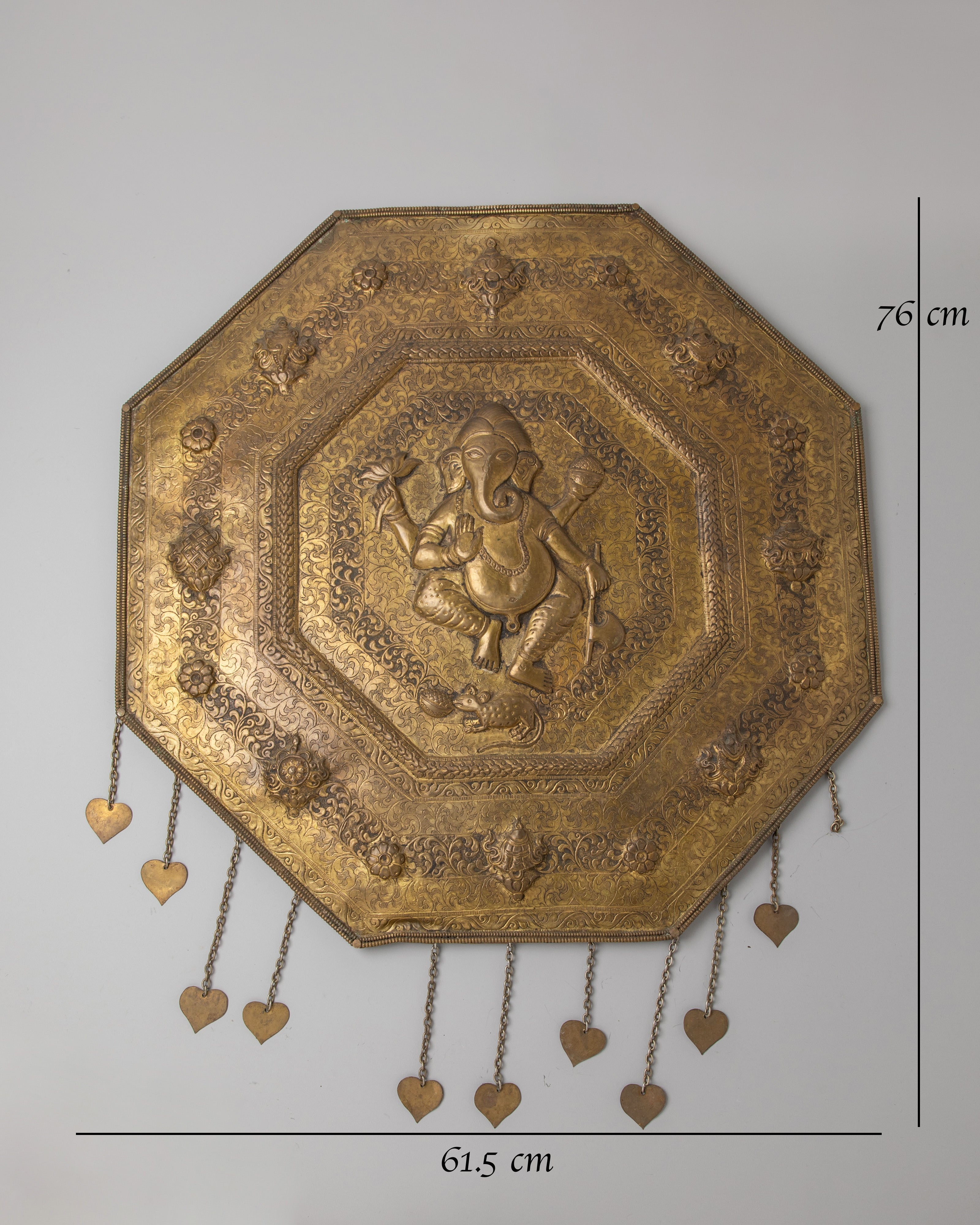 Traditional Altar Ganesha Wall Hanging | Spiritual Home Decor