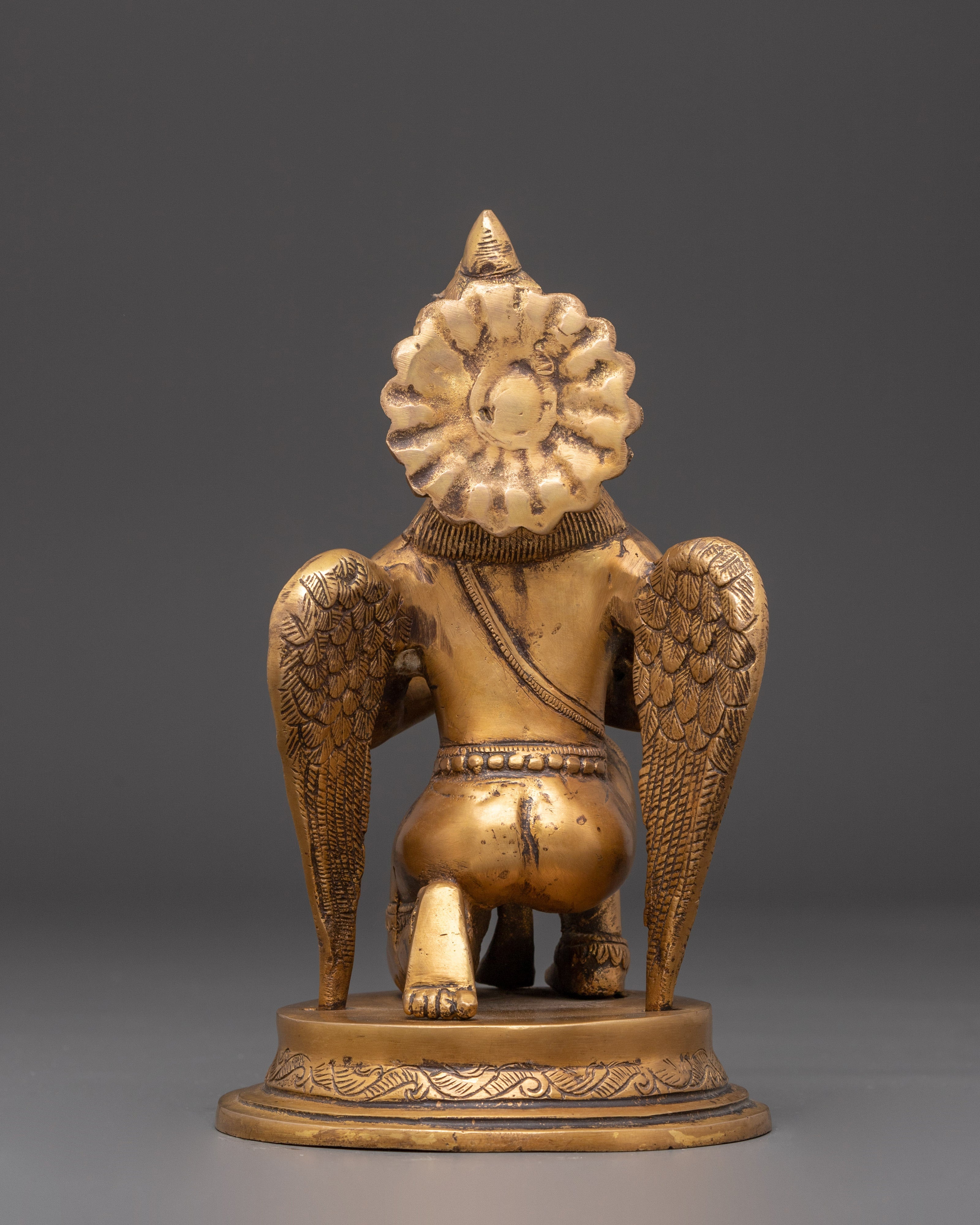 Sacred Buddhist Deity Garuda | Mythical Bird Sculpture